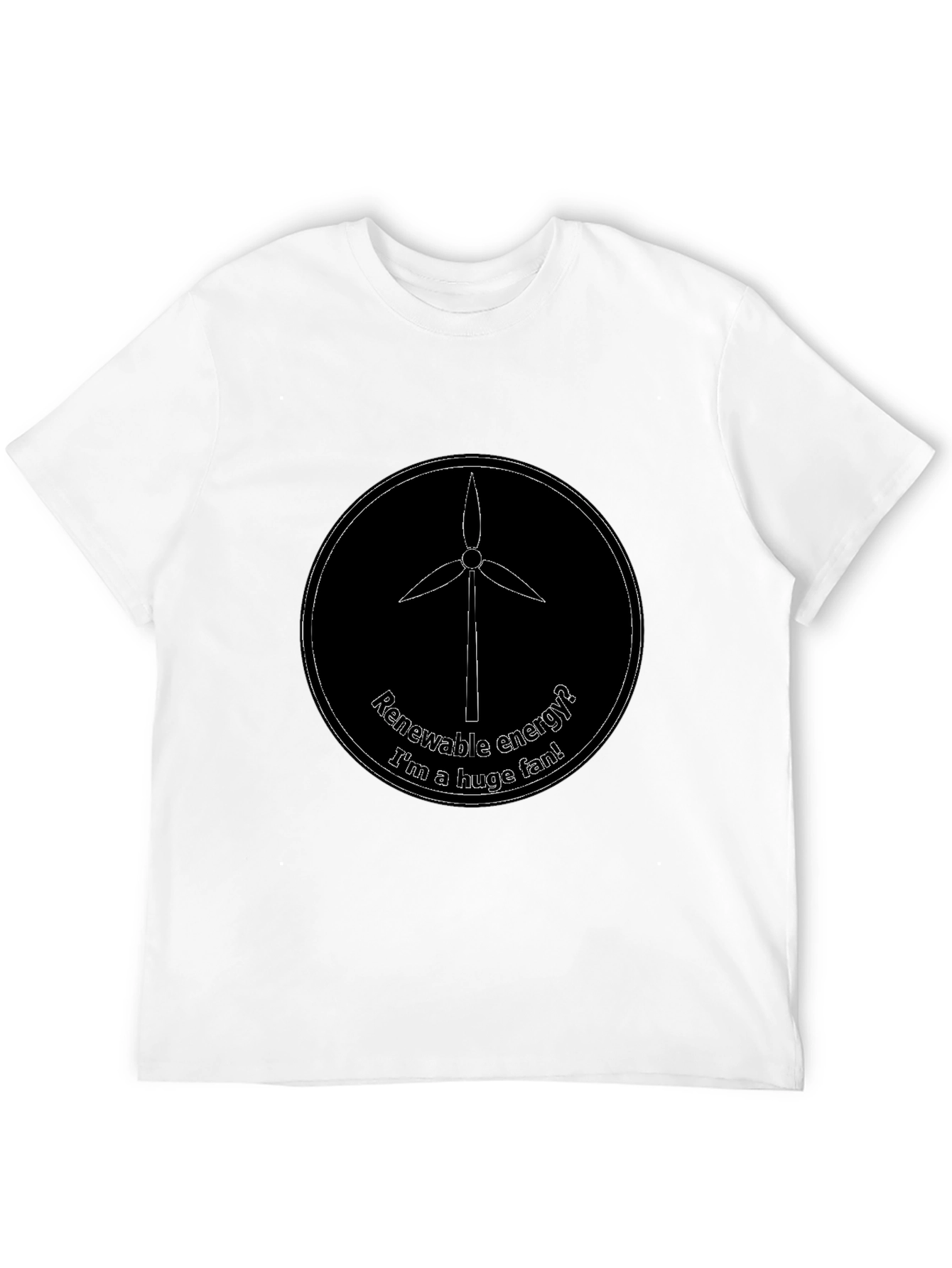 Renewable Energy Fan T-Shirt - Eco-Friendly Design