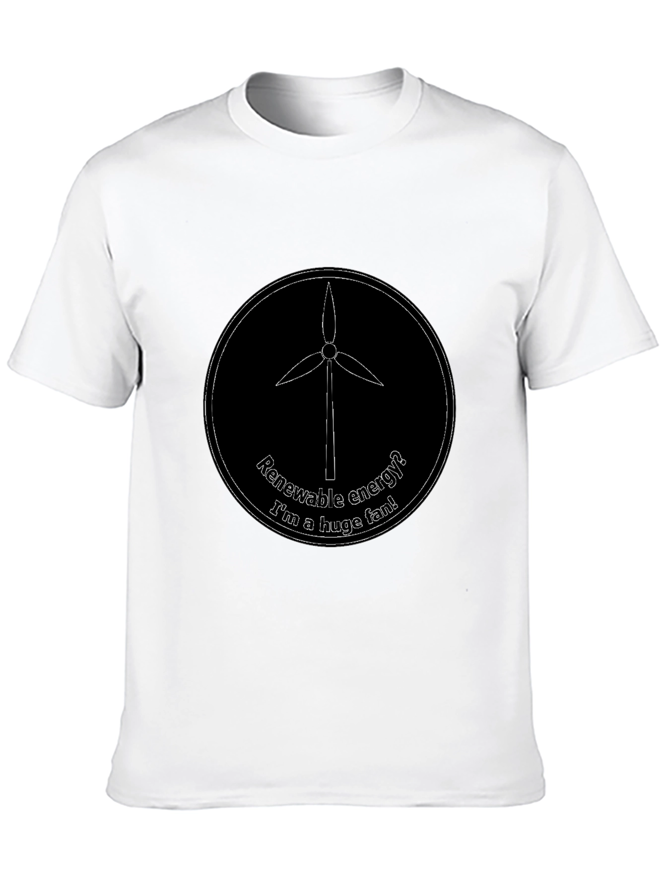 Renewable Energy Fan T-Shirt - Eco-Friendly Design