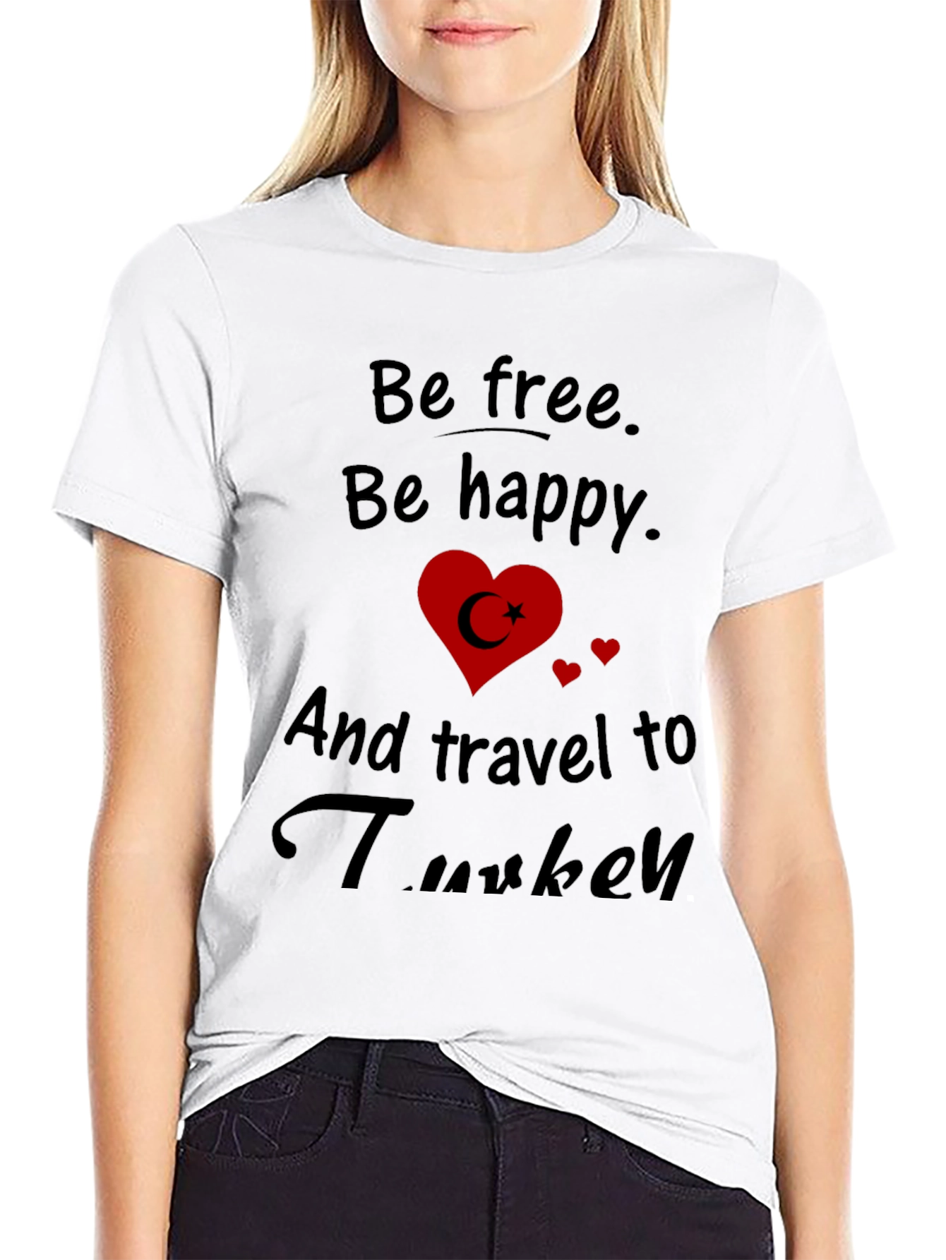 Be Free Turkey Graphic Tee