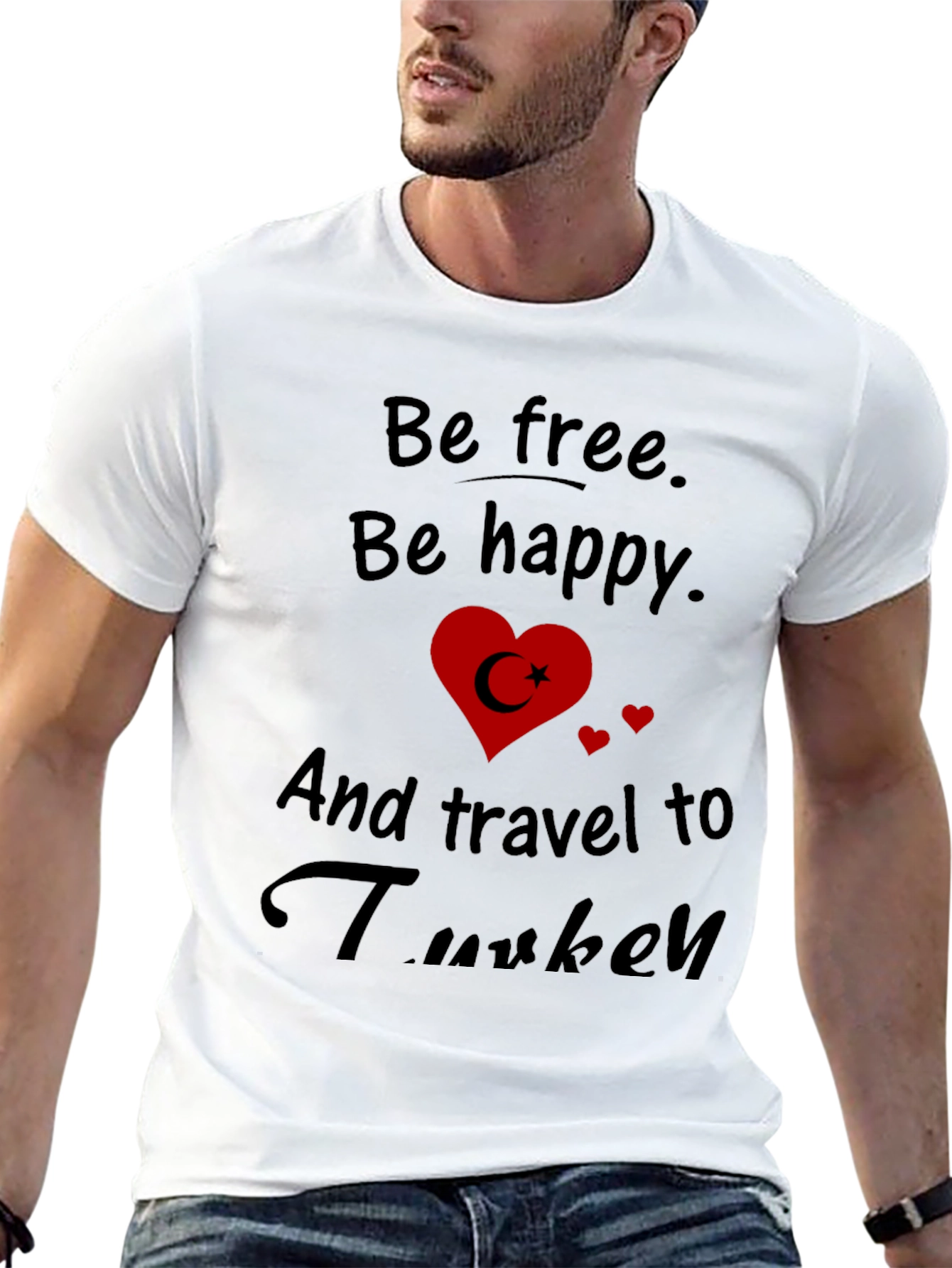 Be Free Turkey Graphic Tee