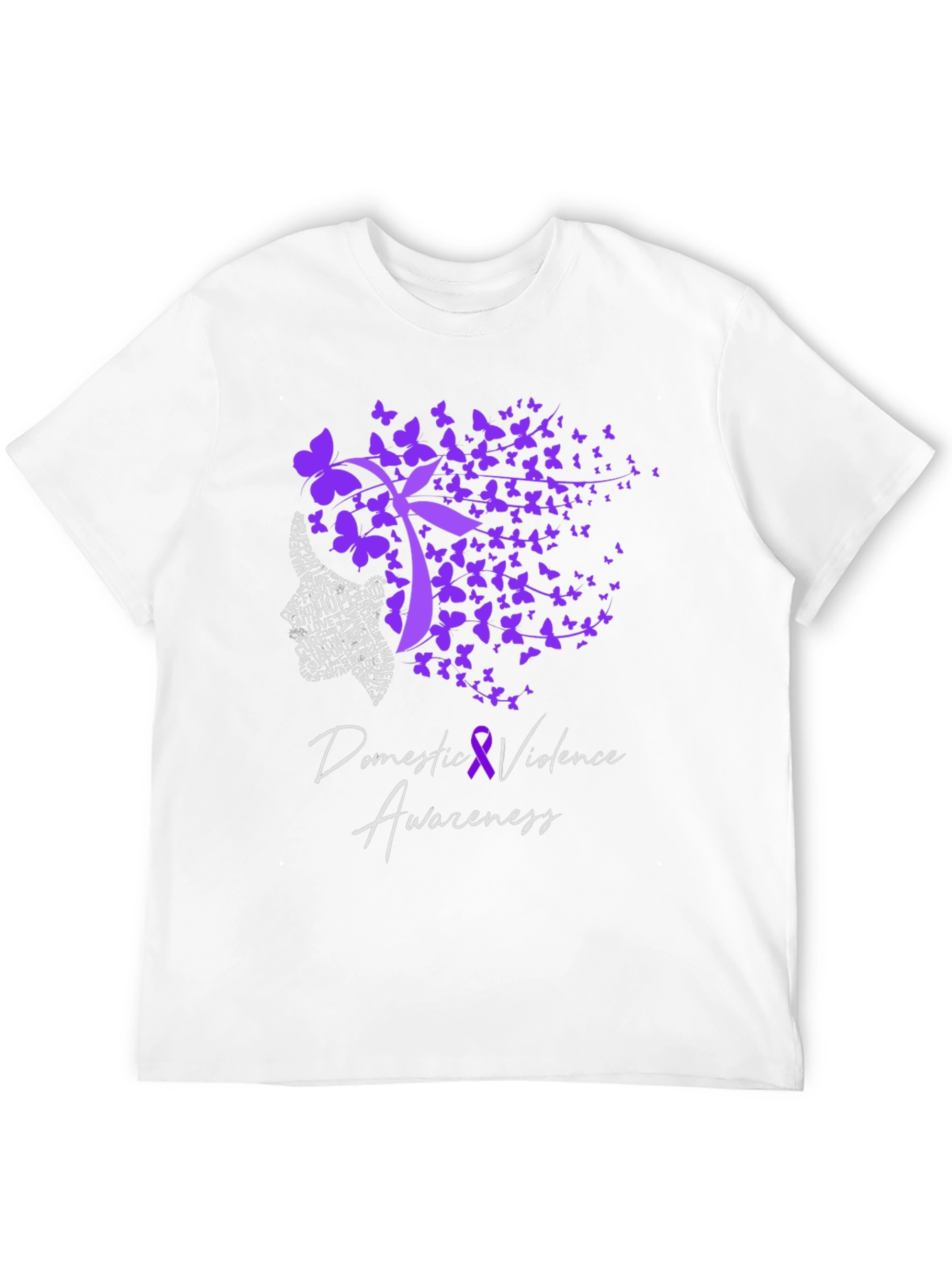 Domestic Violence Awareness T-Shirt Purple