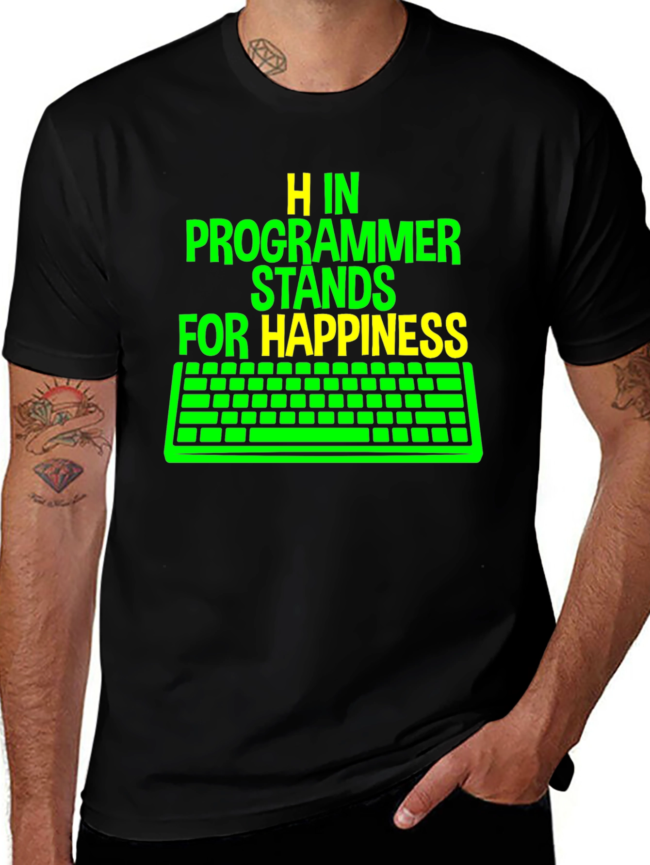 Programmer Happiness Graphic T-Shirt