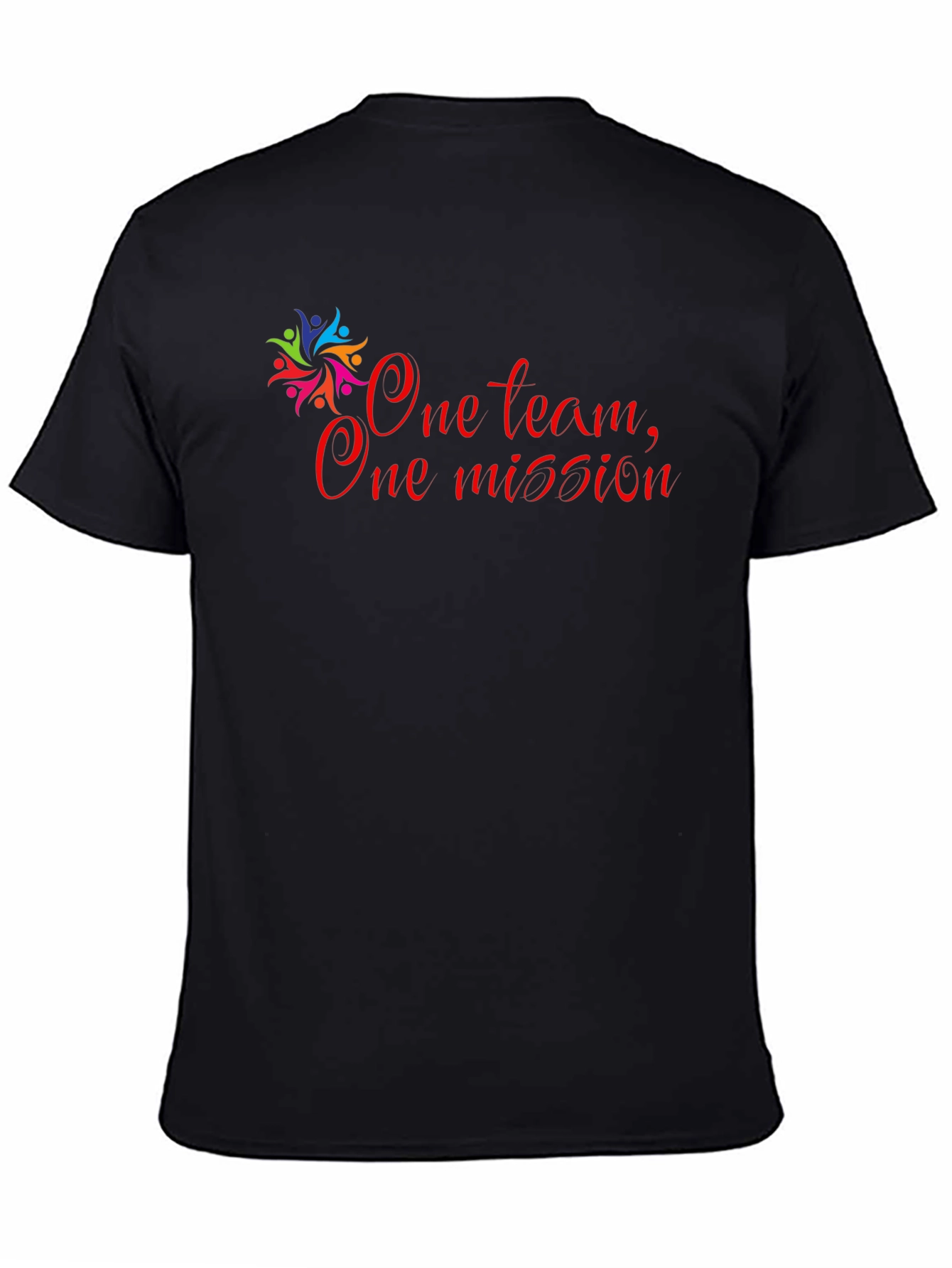 One Team One Mission Black T-Shirt