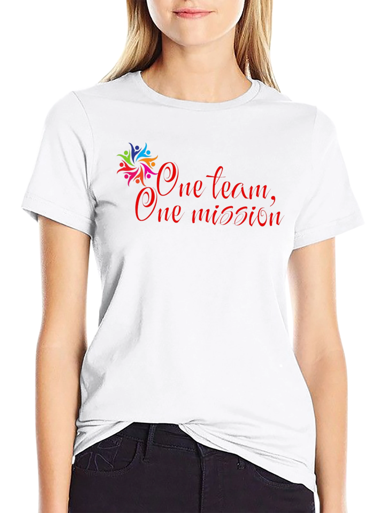 One Team One Mission Black T-Shirt