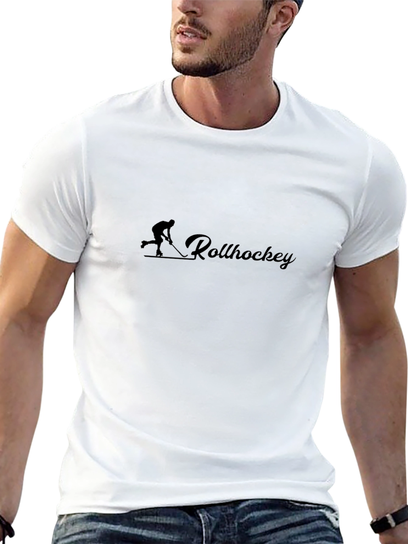 Rollhockey Graphic T-Shirt - Sporty Style