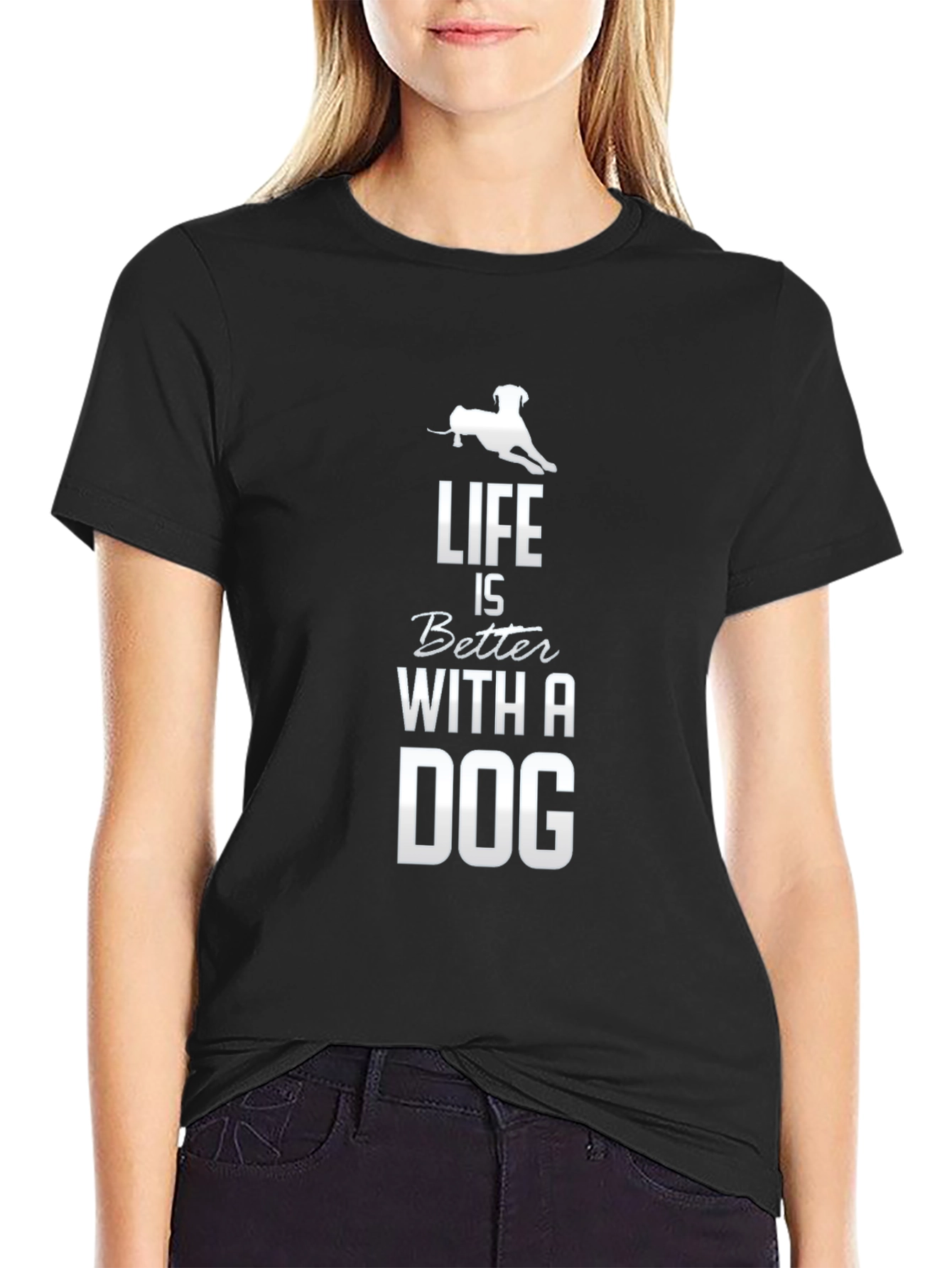 Life is Better with a Dog Graphic Tee