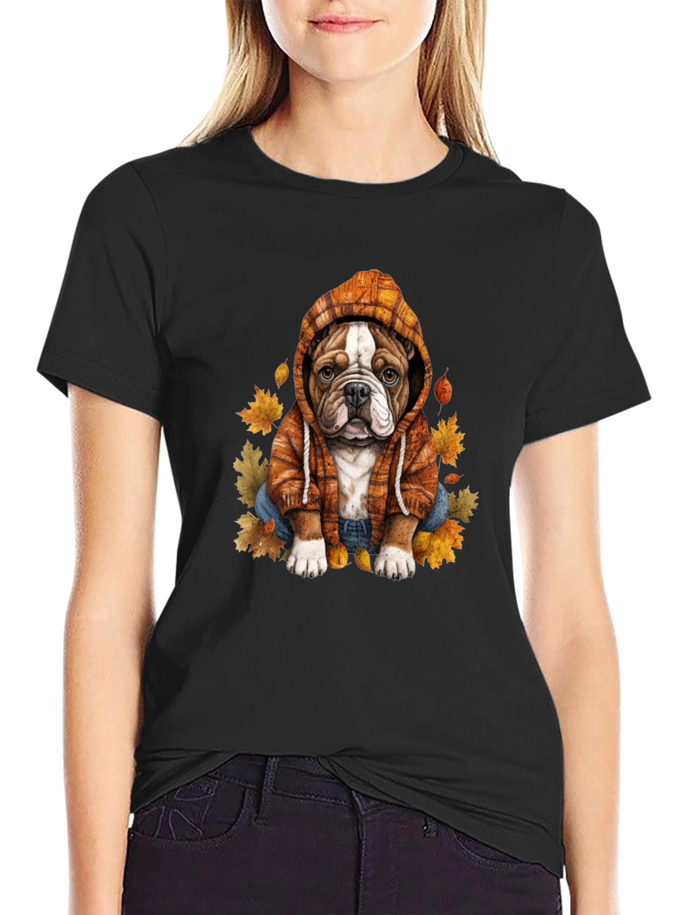 Dog in Hoodie Tee