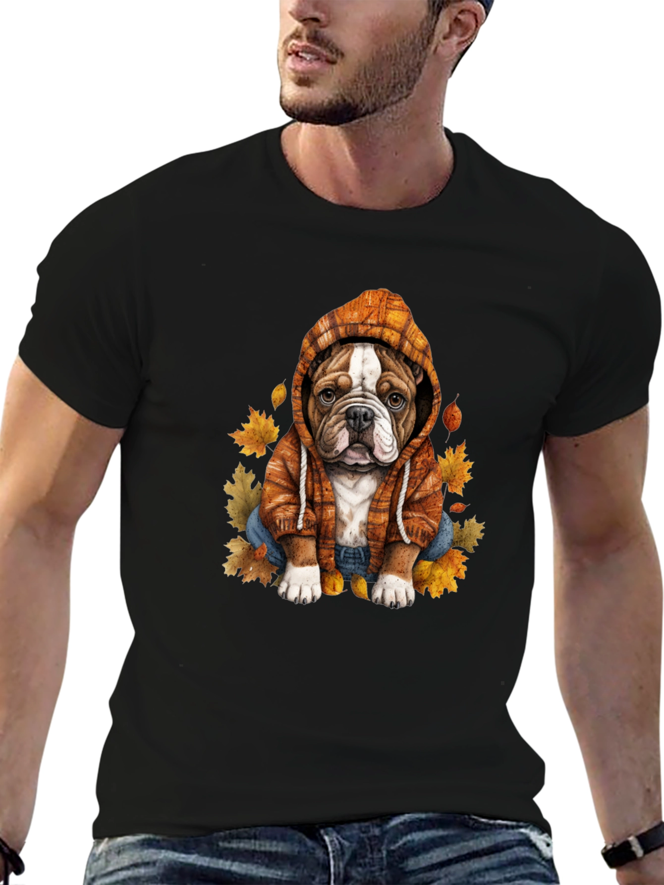 Dog in Hoodie Tee
