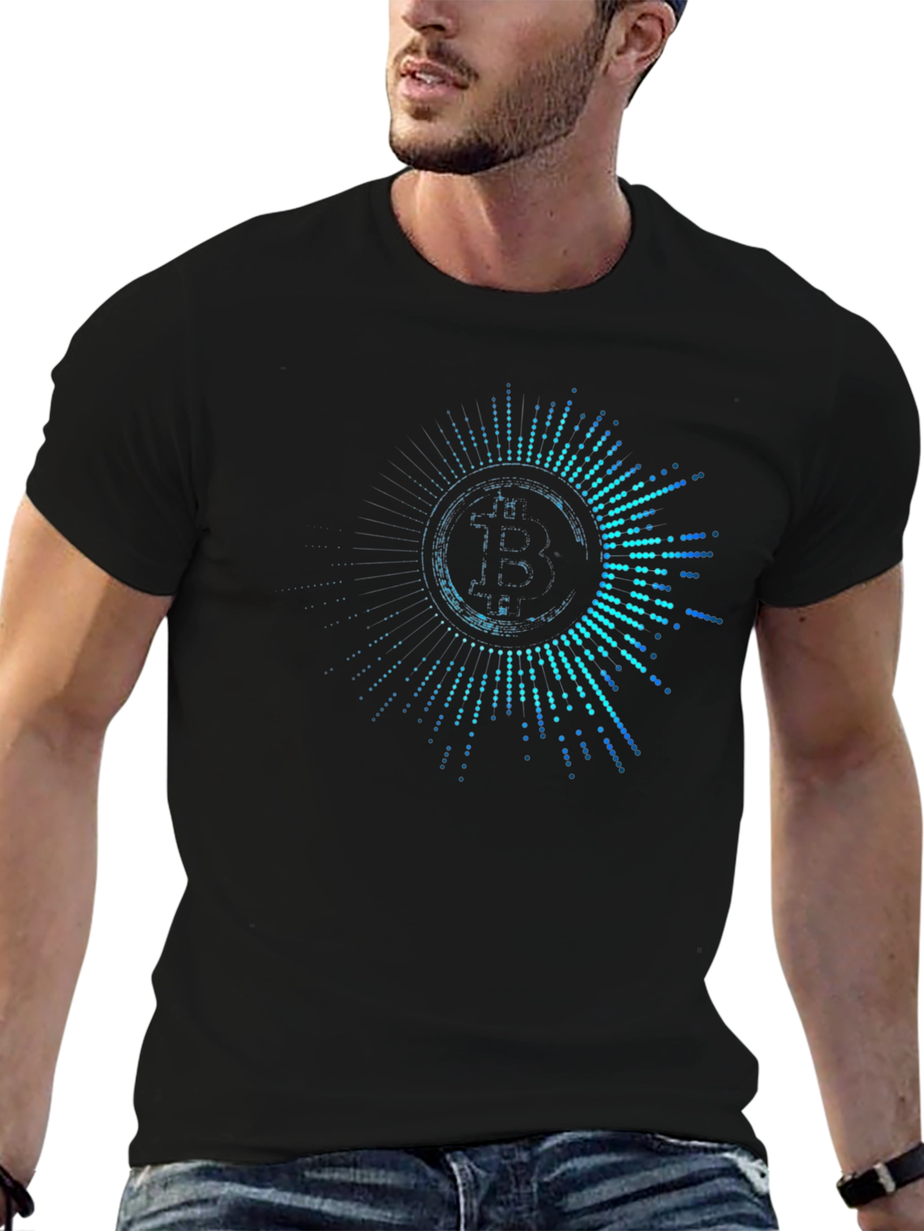 Bitcoin Pulse Black T-Shirt
