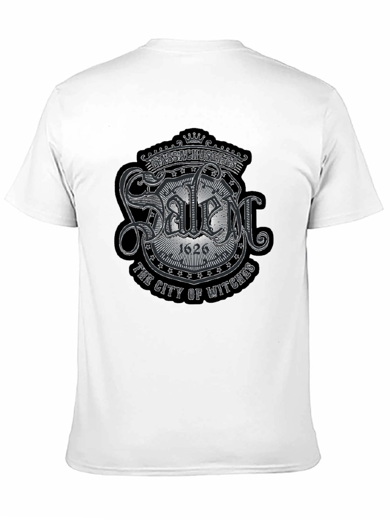 Salem Massachusetts Black T-Shirt