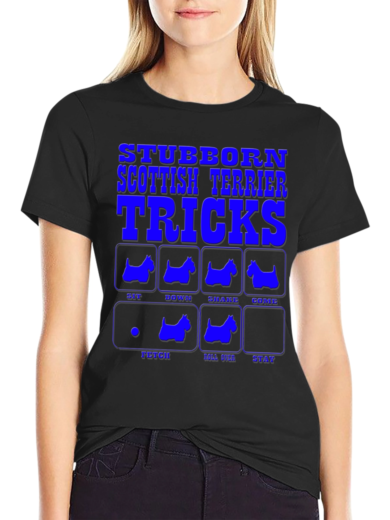 Stubborn Scottish Terrier Tricks T-Shirt