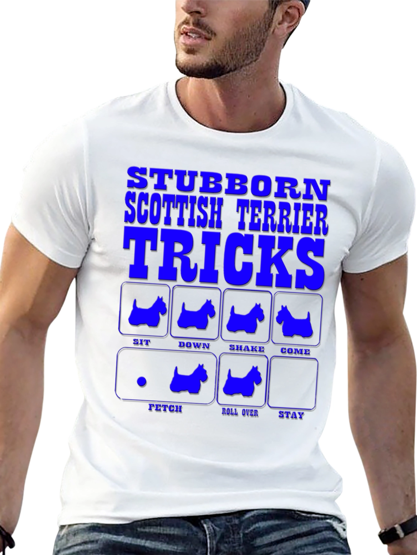 Stubborn Scottish Terrier Tricks T-Shirt