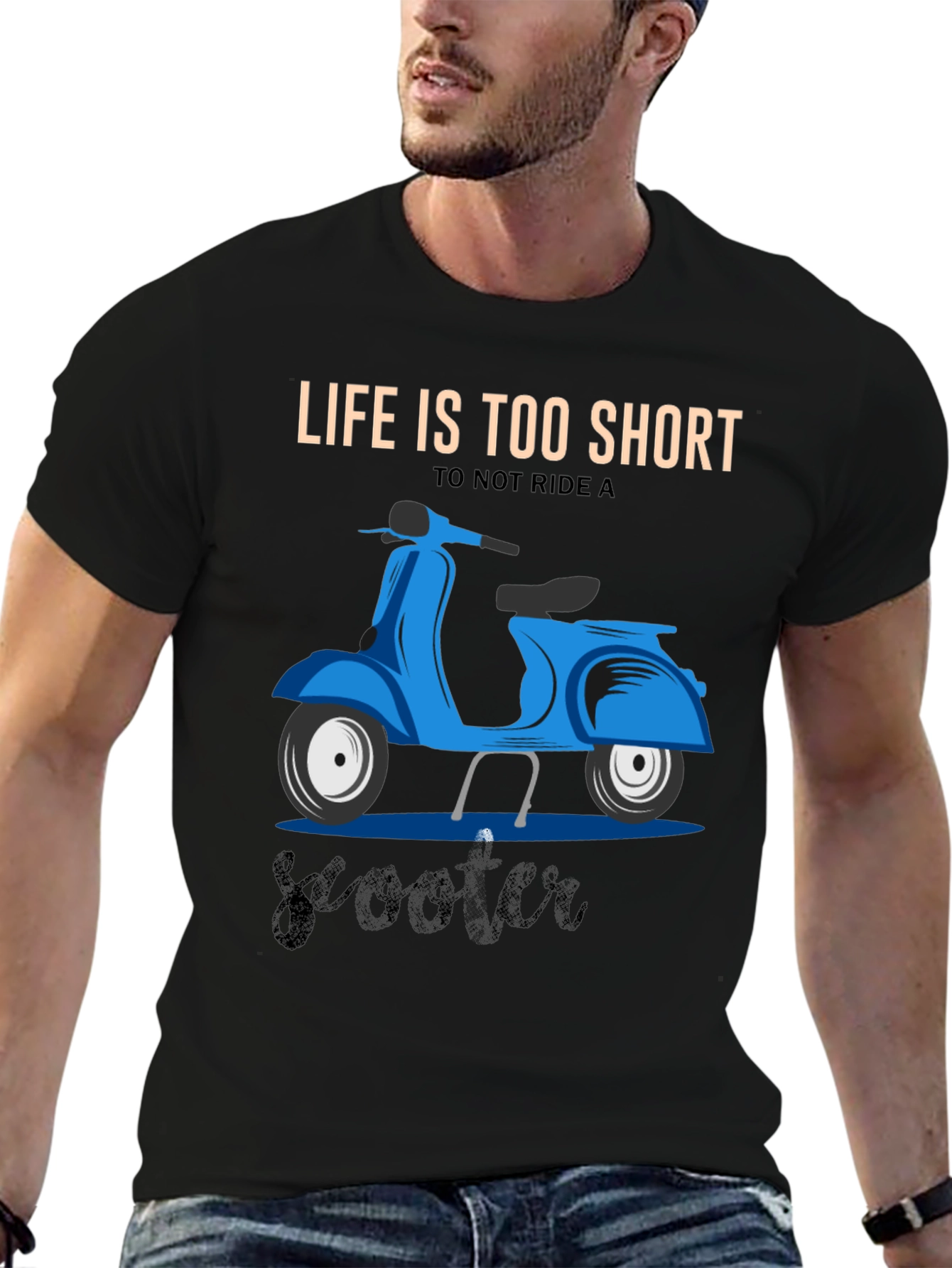 Lifes Too Short Scooter T-Shirt