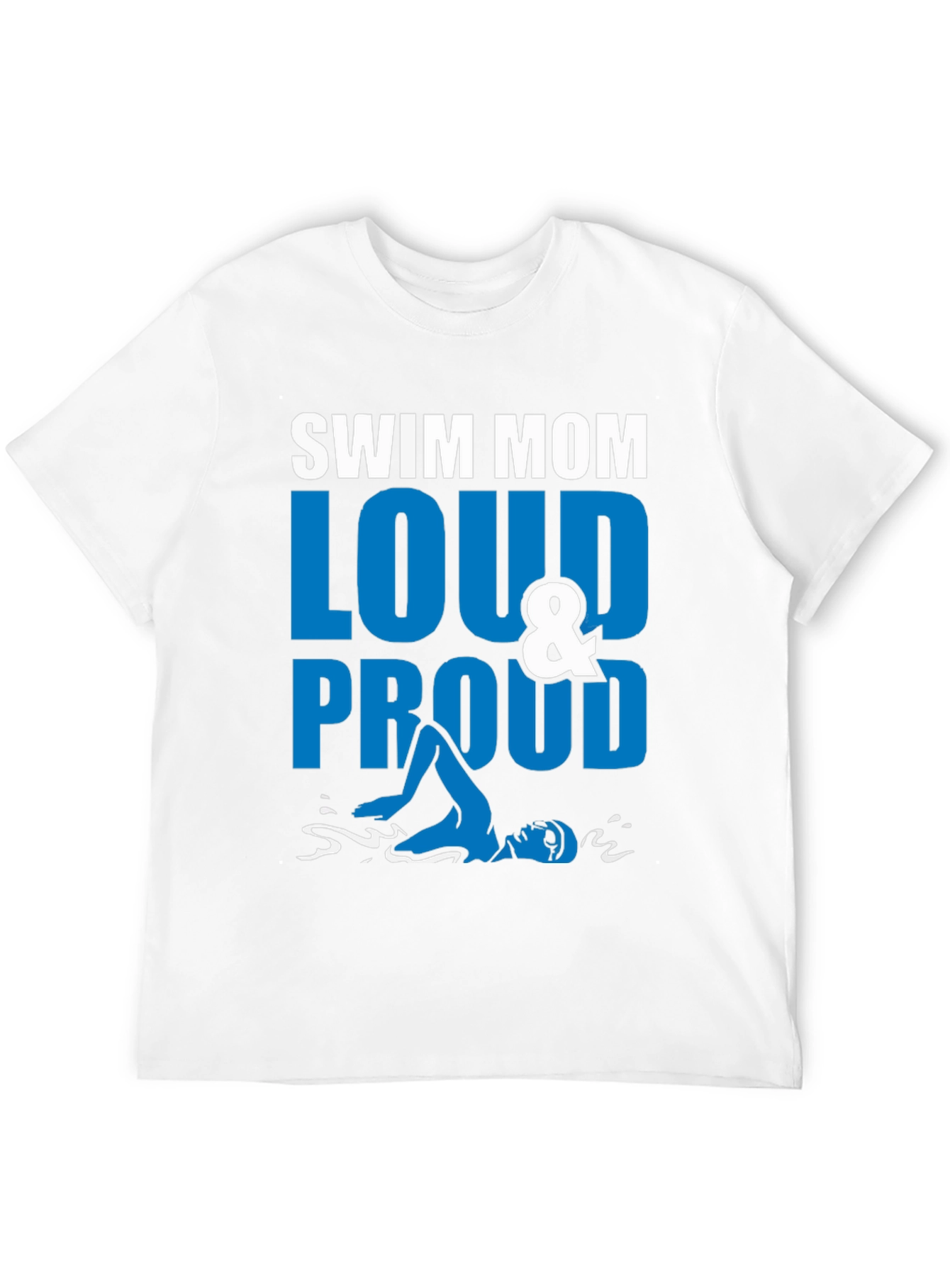Swim Mom Loud & Proud Graphic T-Shirt