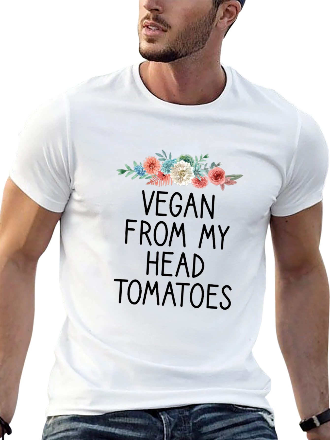 Vegan From My Head Tomatoes T-Shirt