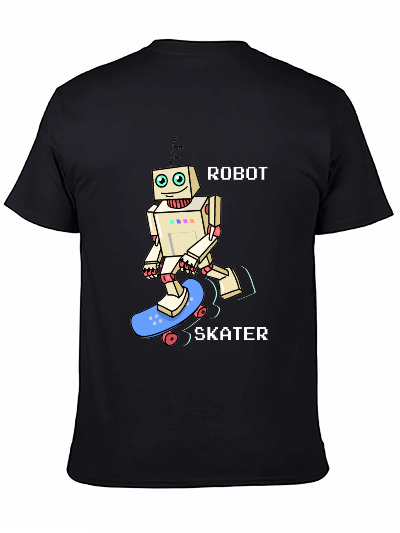 Robot Skater Graphic Tee - Cool & Unique Design