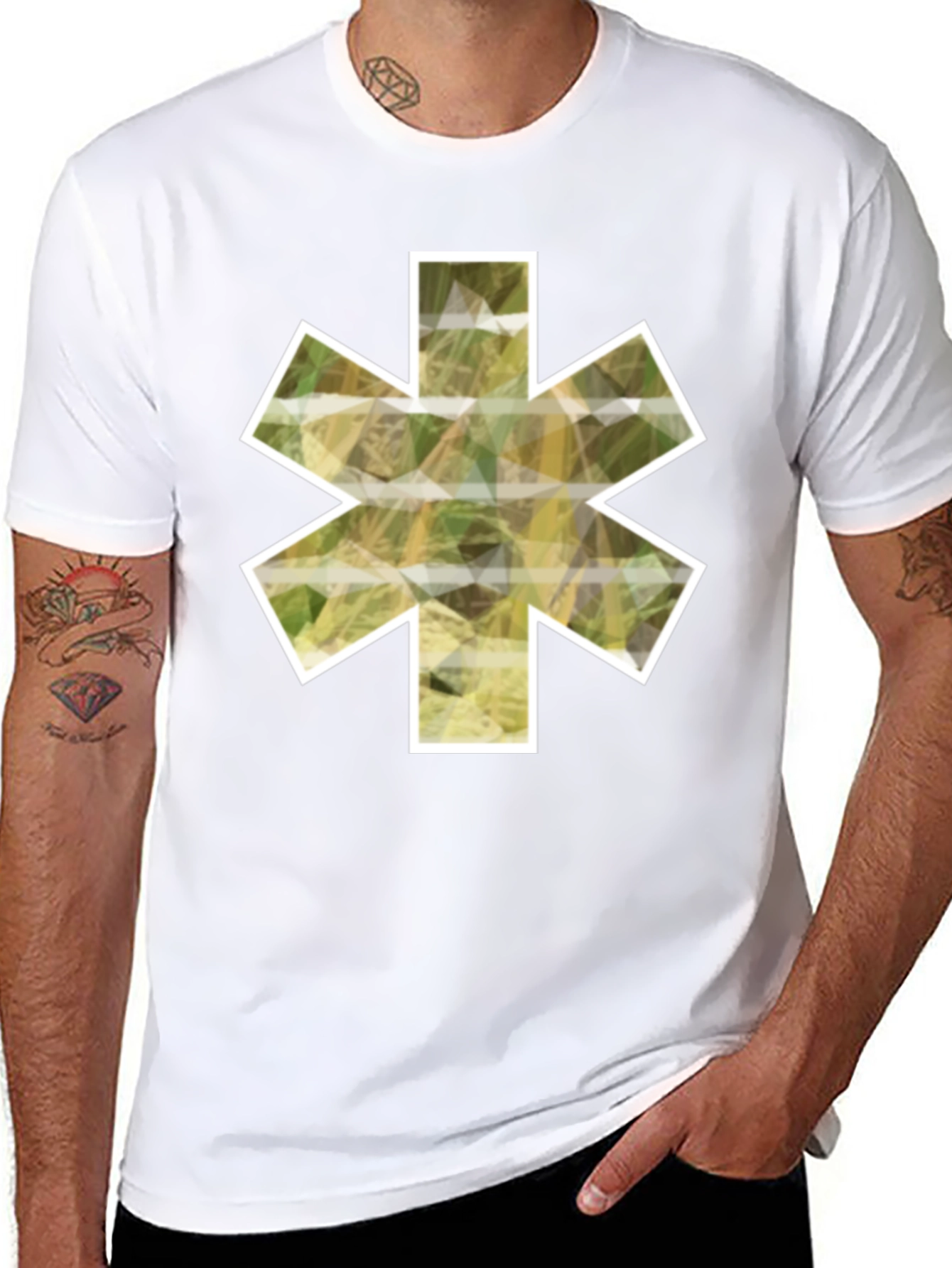 Asterisk Camo T-Shirt - Stylish & Unique Design