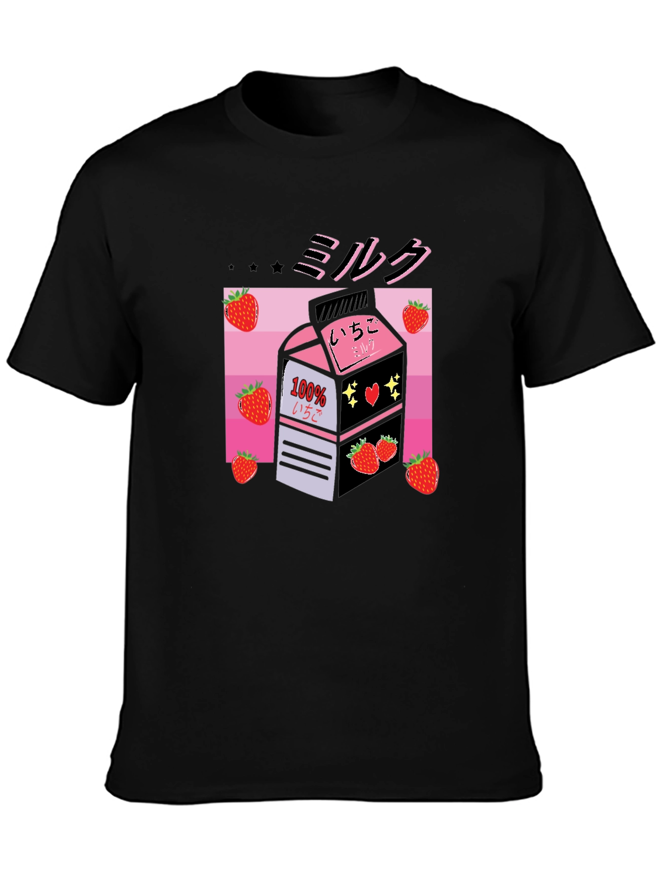 Strawberry Milk Graphic T-Shirt