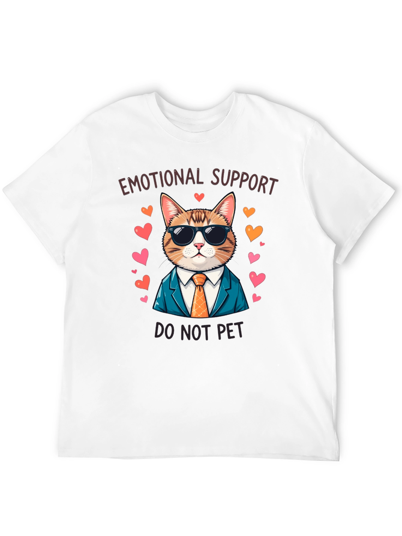 Emotional Support Cat T-Shirt - Do Not Pet!