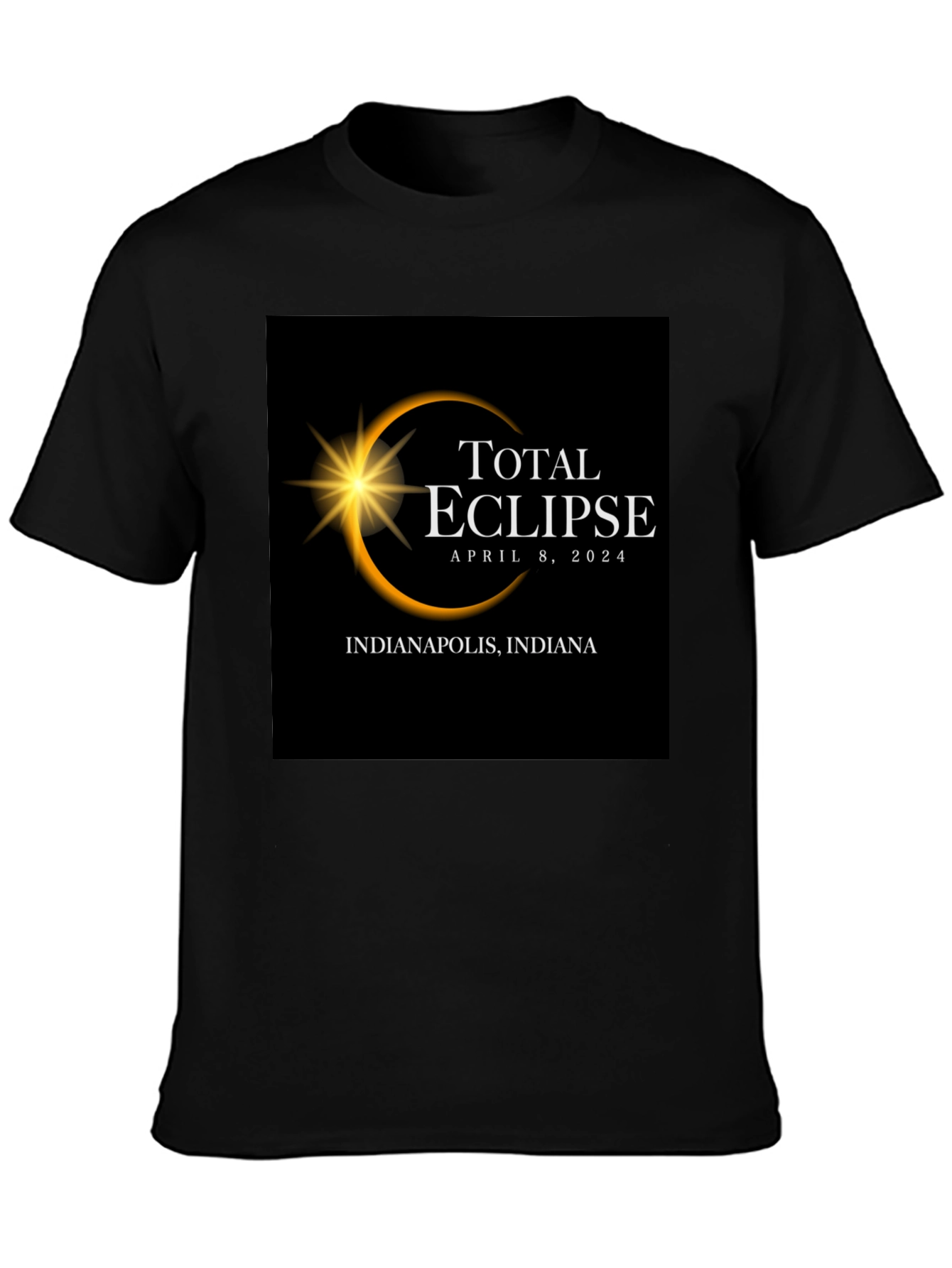 Total Eclipse April 8 2024 Indianapolis T-Shirt
