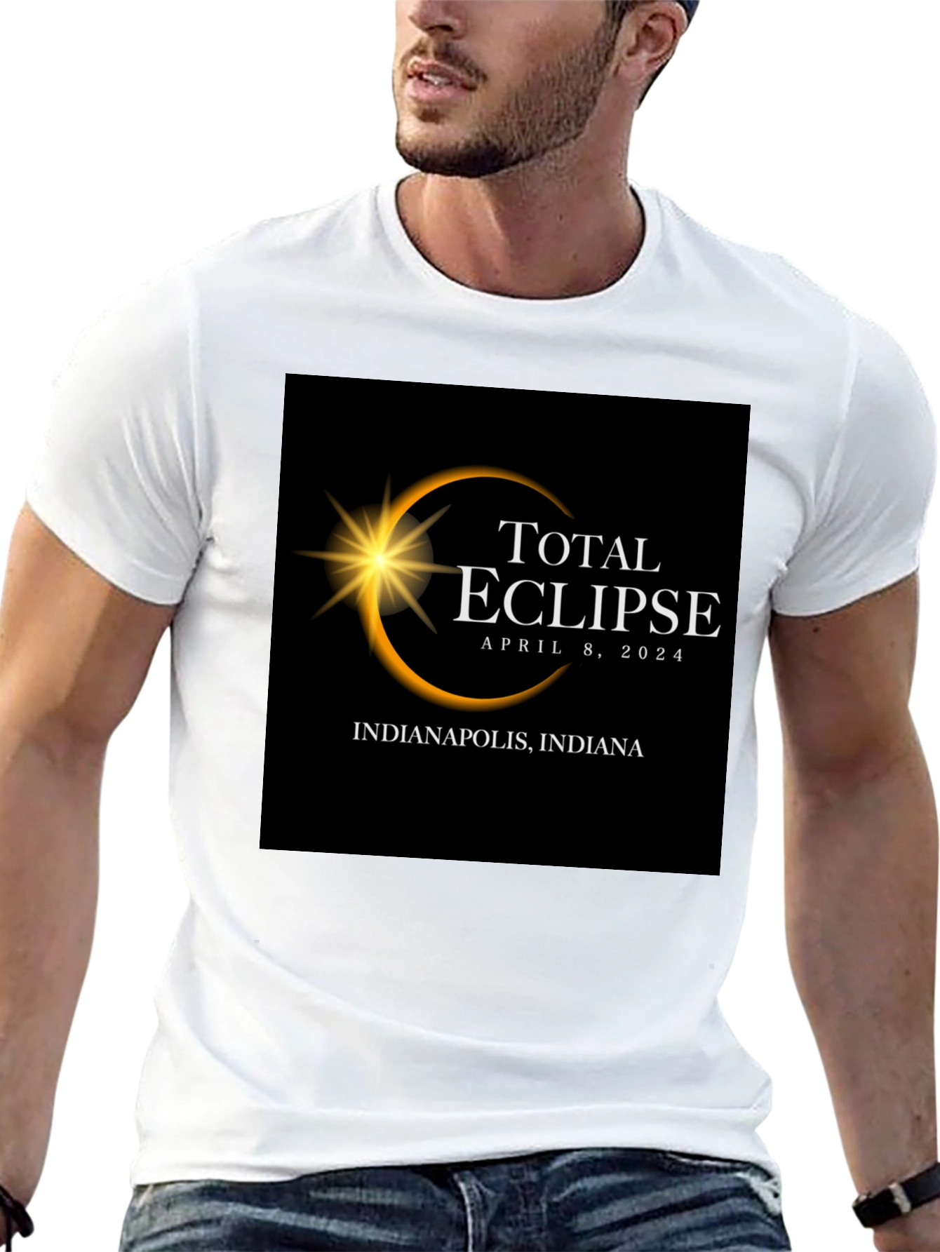 Total Eclipse April 8 2024 Indianapolis T-Shirt