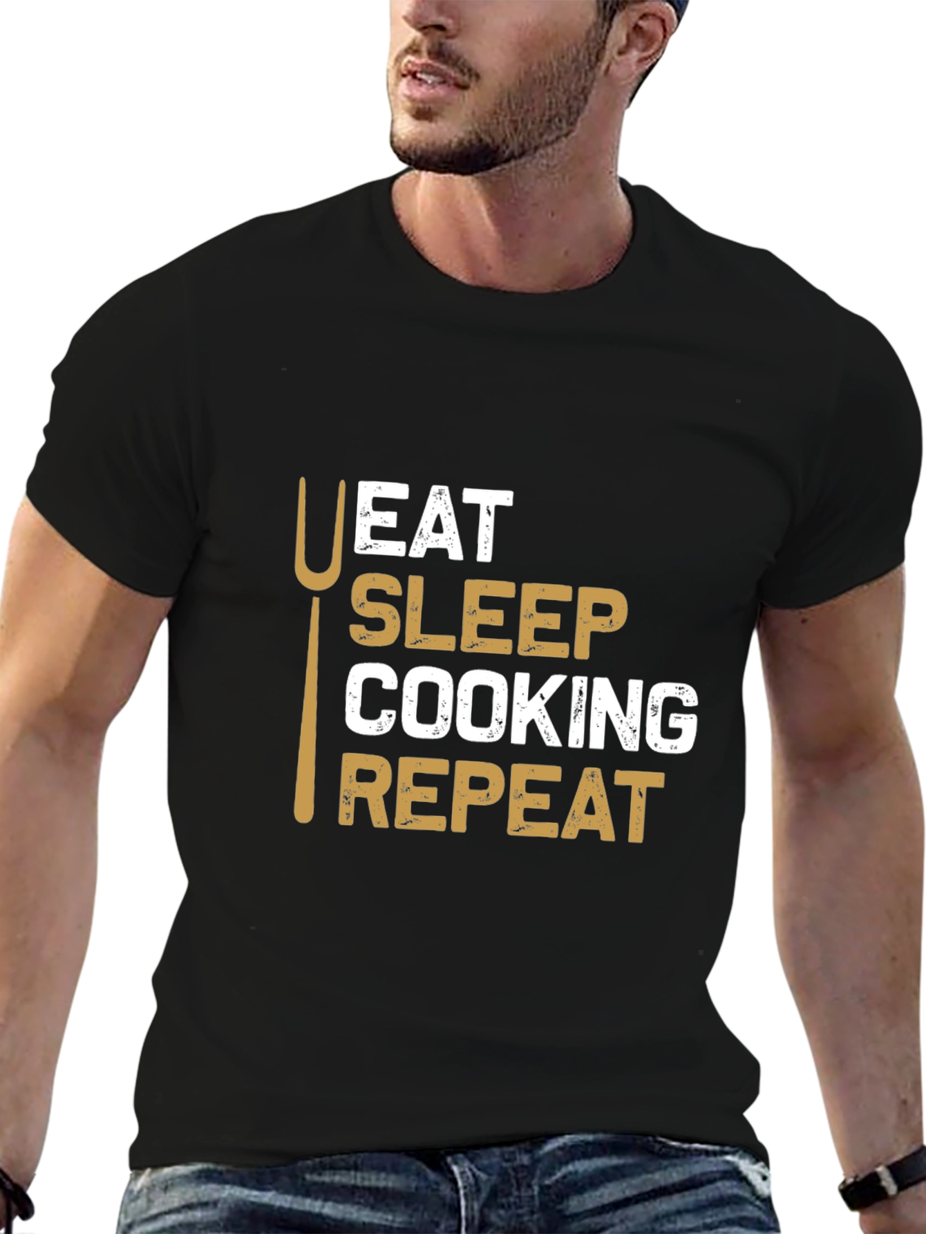 Eat Sleep Cooking Repeat T-Shirt