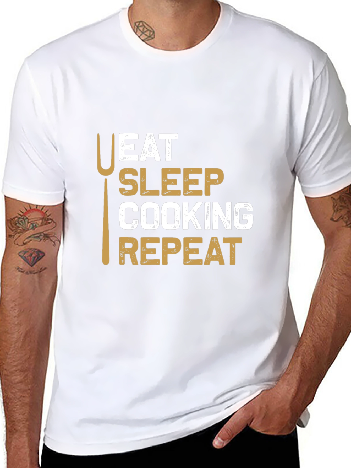 Eat Sleep Cooking Repeat T-Shirt