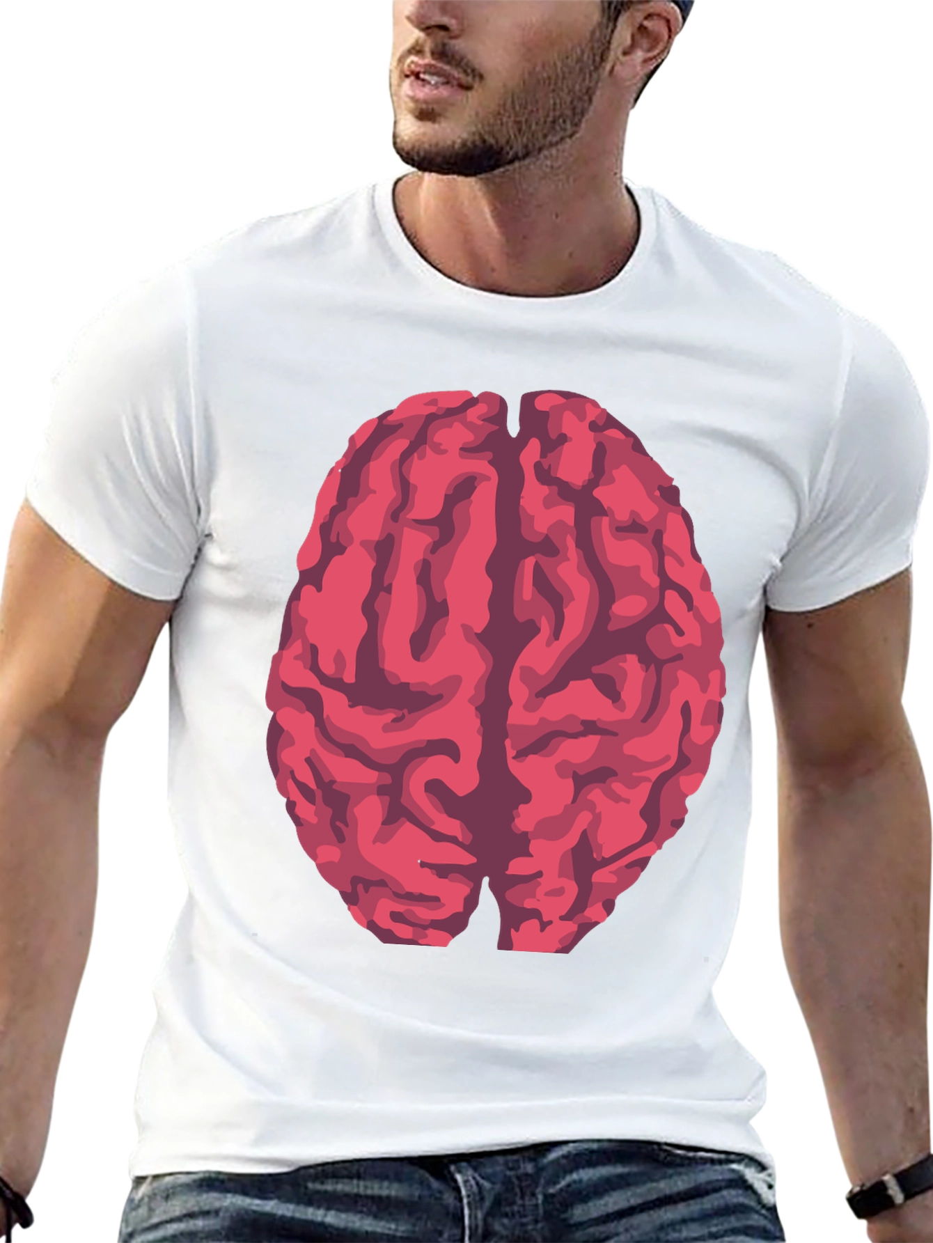 Brain Graphic Tee - Think Outside the Box!