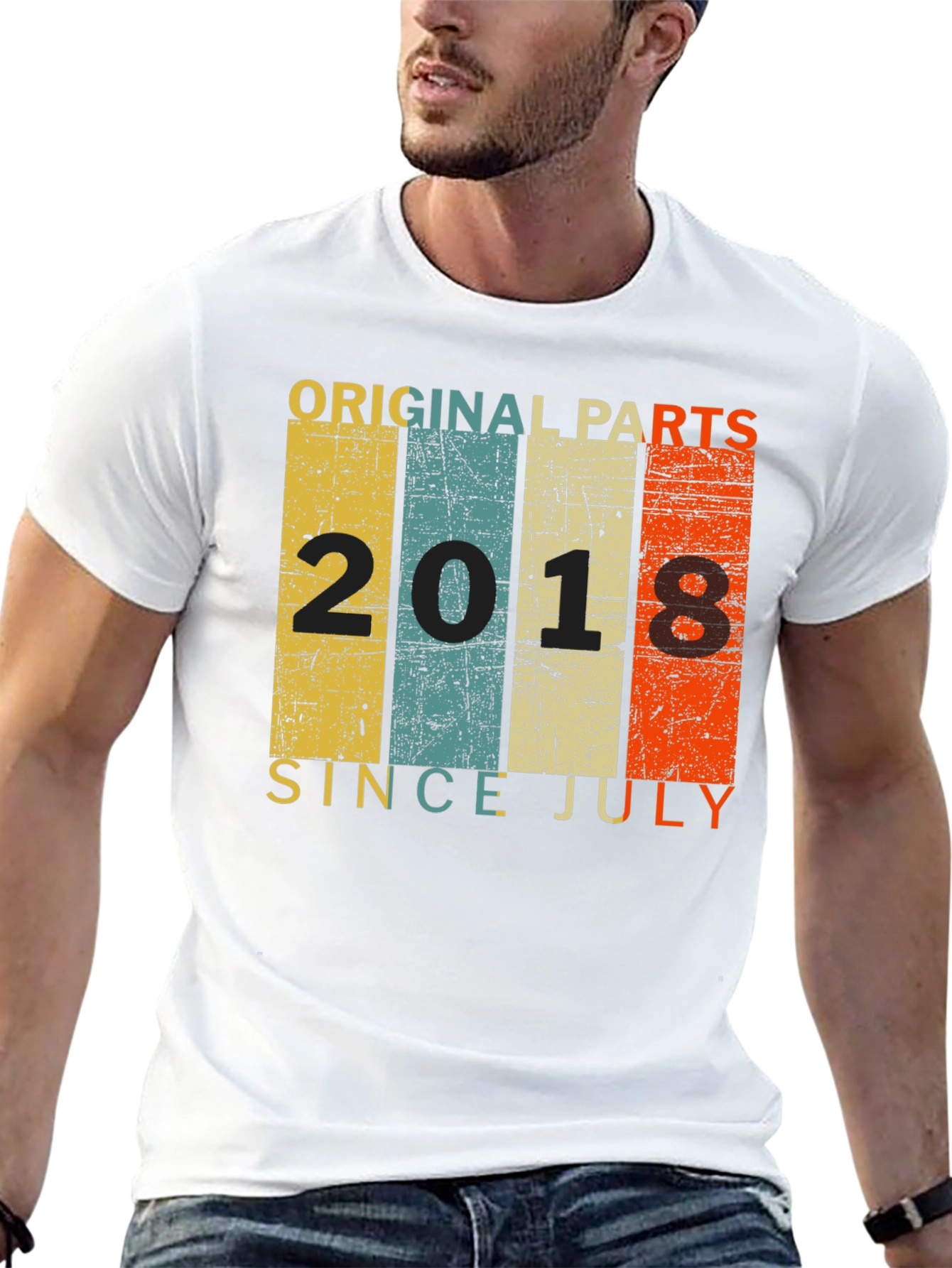 Original Parts 2018 Since July T-Shirt