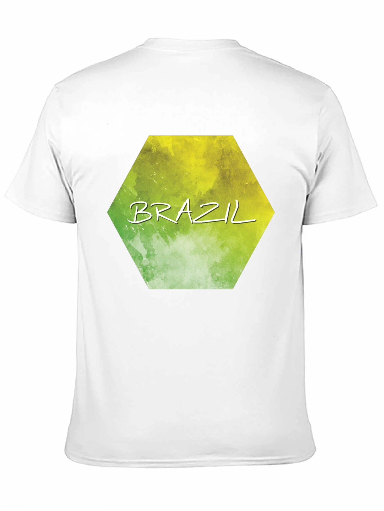 Brazil Hexagon Graphic T-Shirt