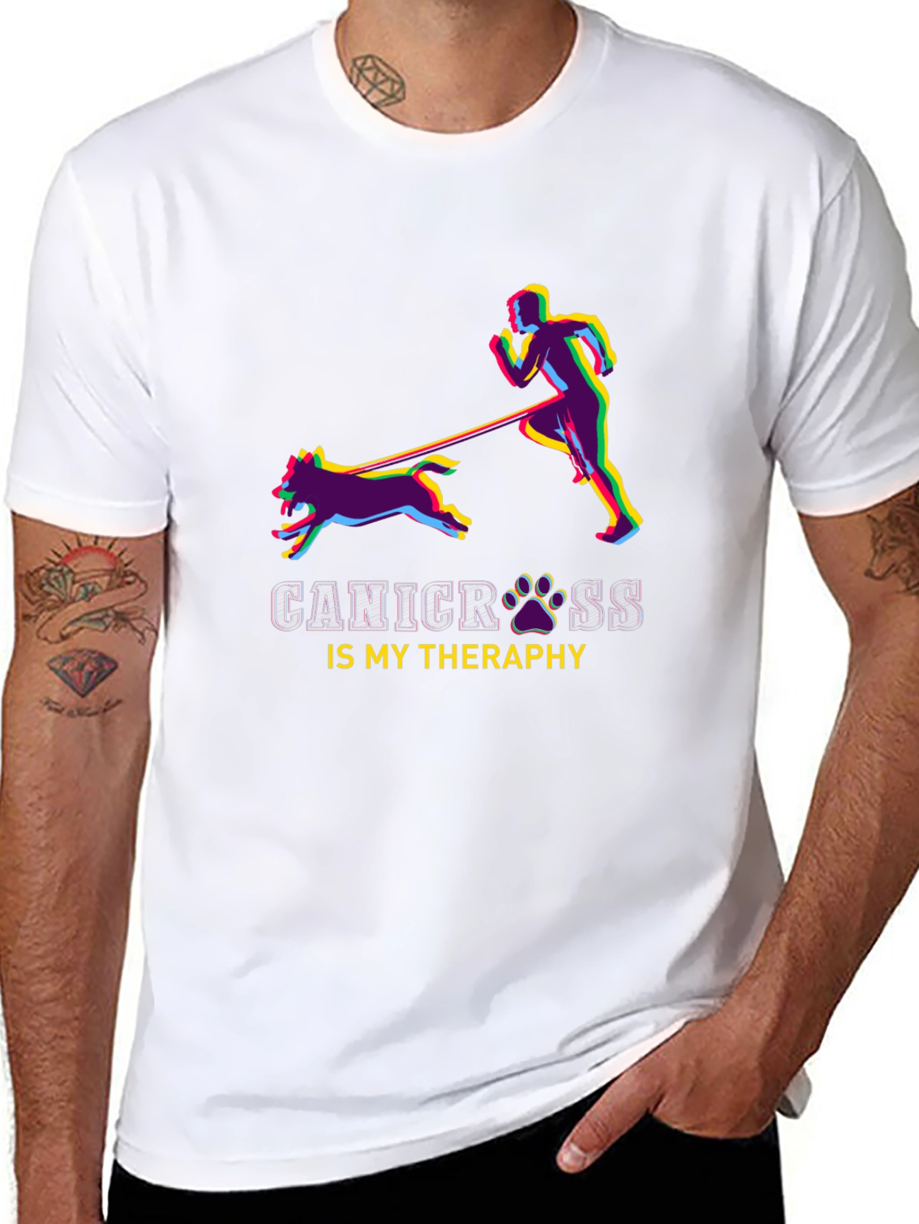Canicross Therapy Graphic Tee