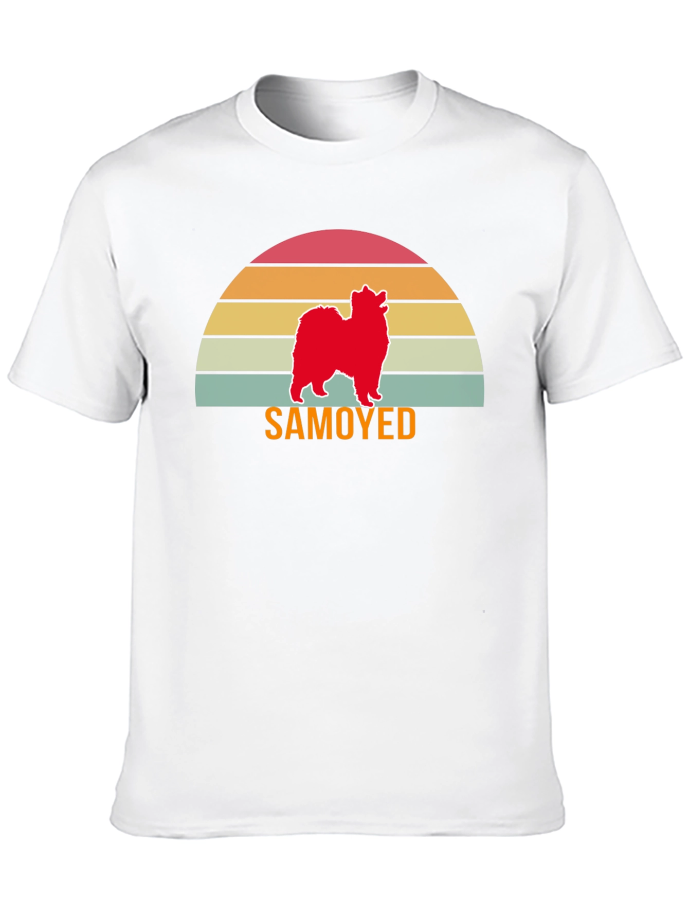 Samoyed Dog Sunset T-Shirt