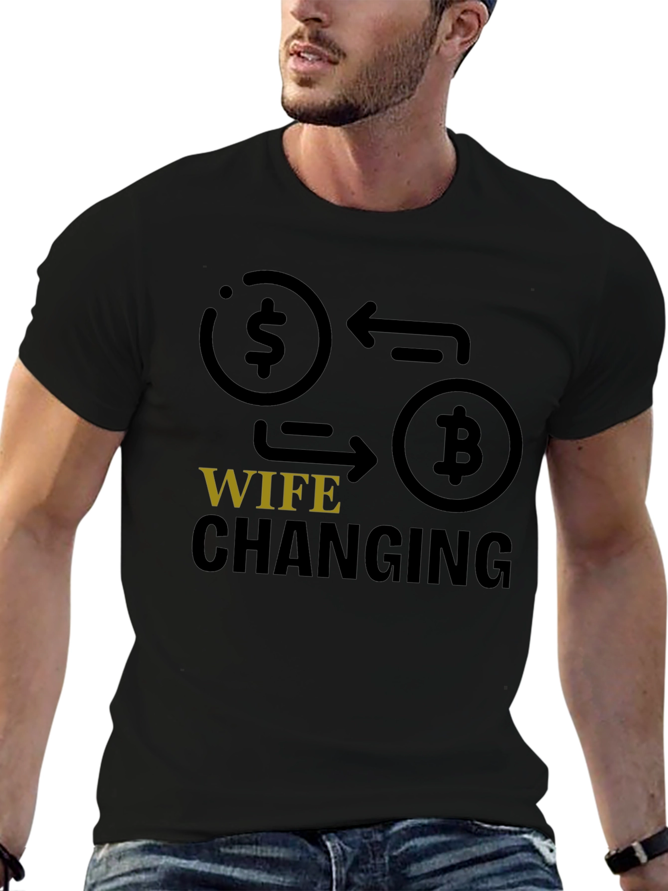 Crypto Wife Changing T-Shirt - Bitcoin Investor Tee