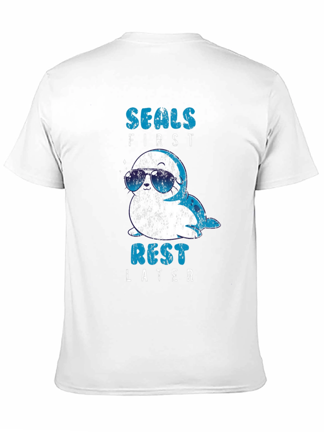 Seals First Rest Later Graphic T-Shirt