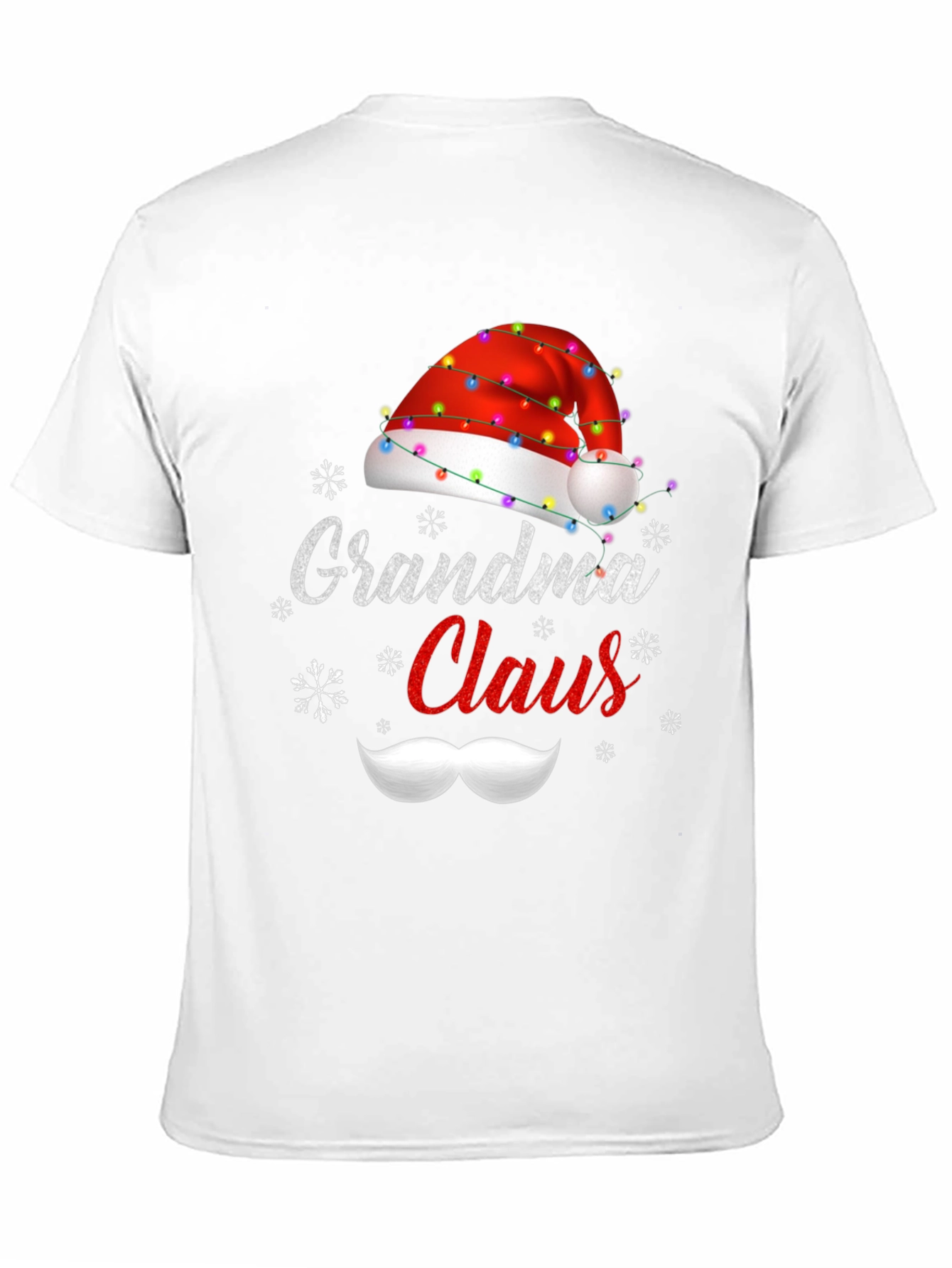 Grandma Claus Christmas T-Shirt Holiday Santa Hat