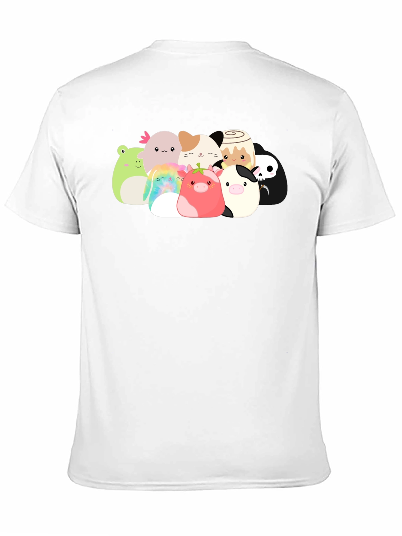 Cute Squishmallow Graphic Black Tee