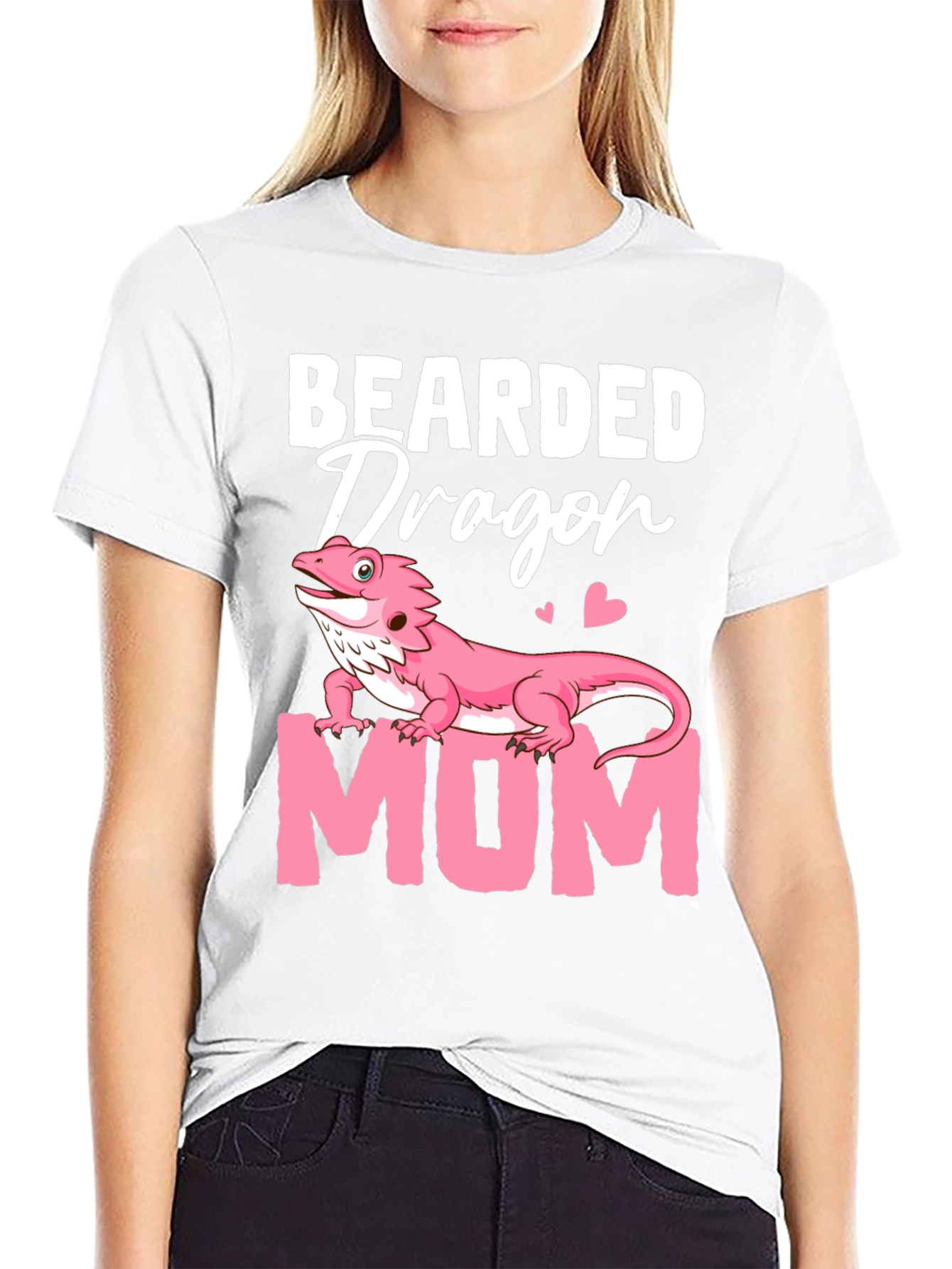 Bearded Dragon Mom Graphic T-Shirt