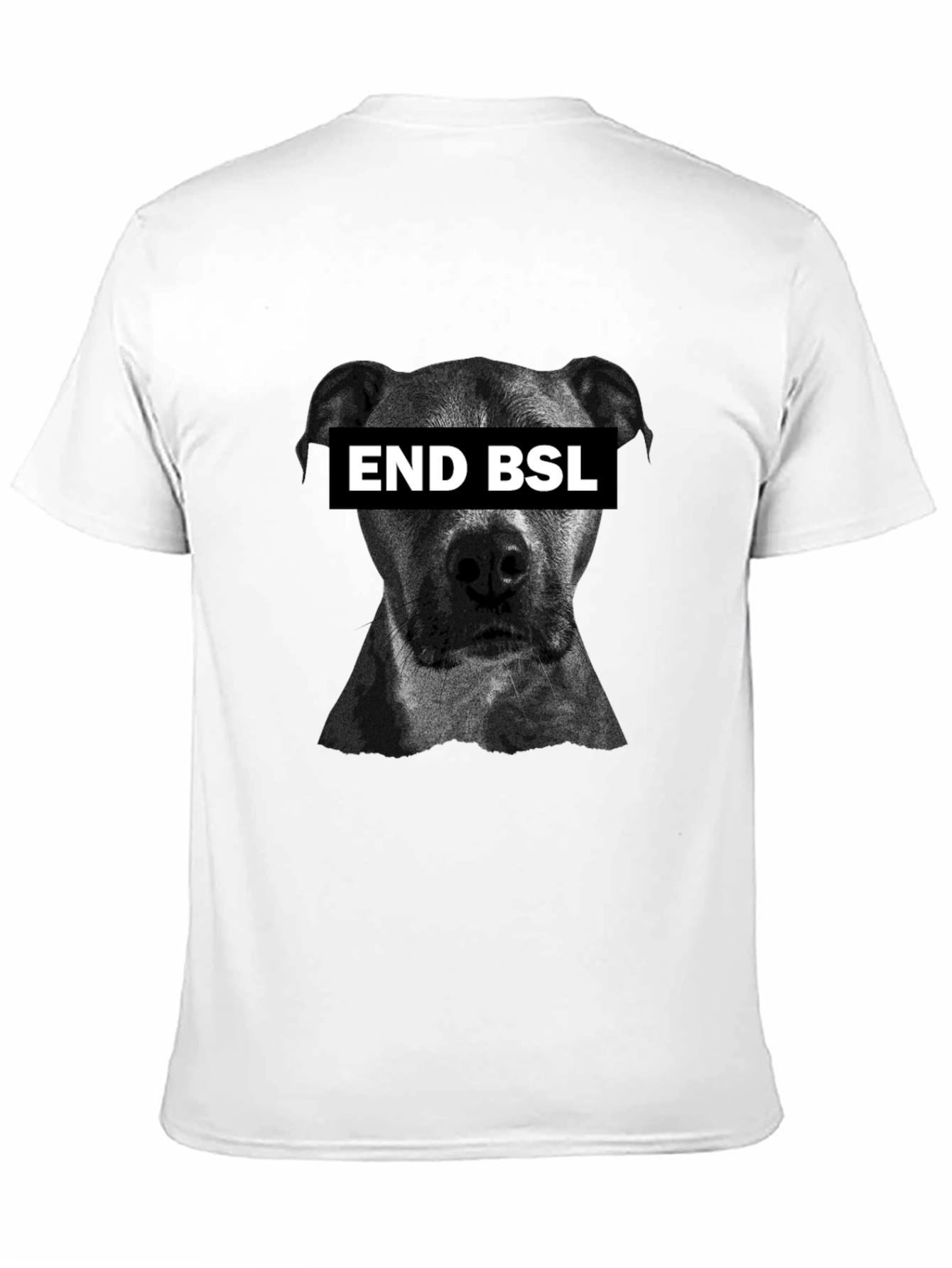 End BSL T-Shirt - Black Cotton Tee