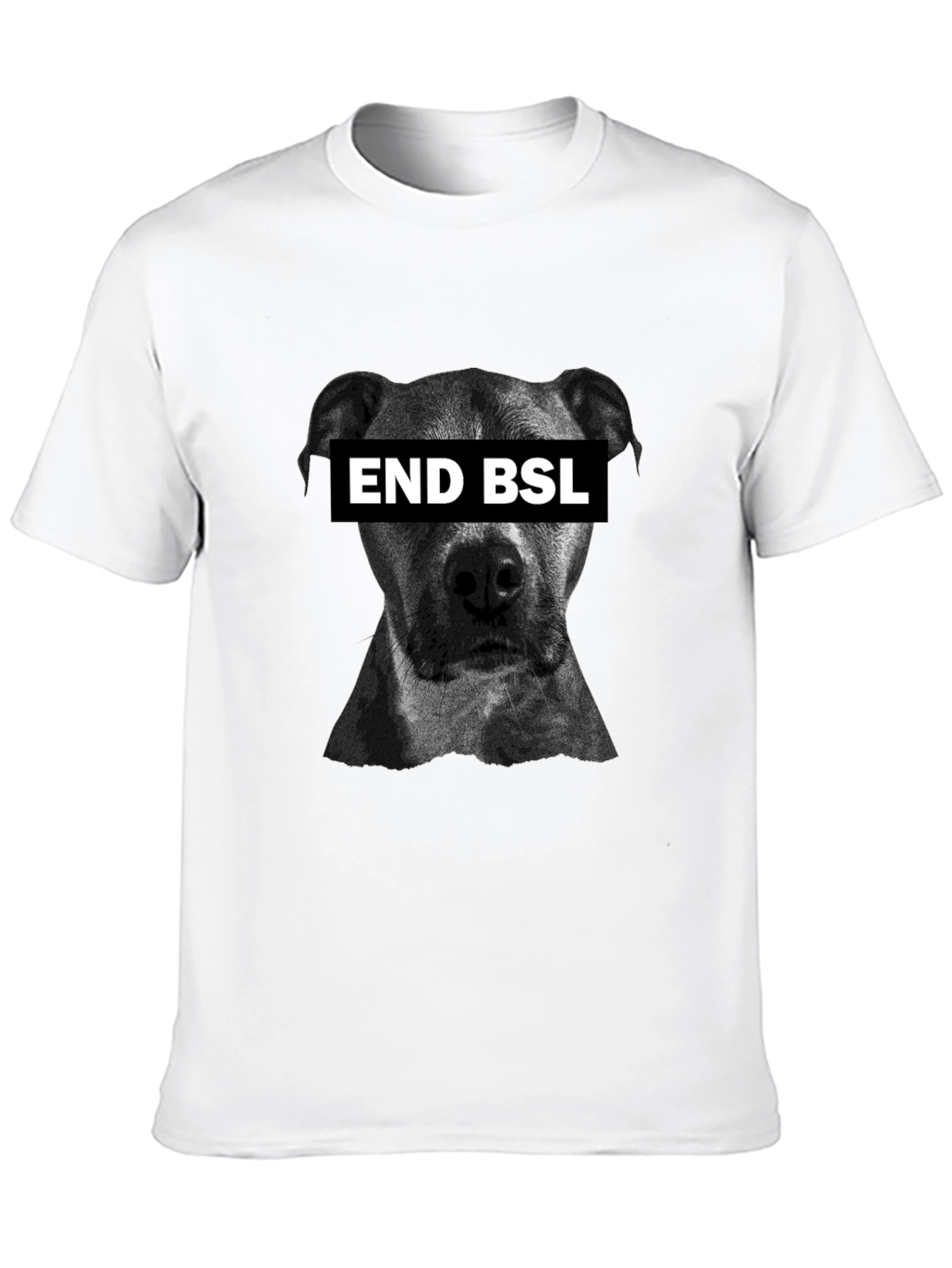 End BSL T-Shirt - Black Cotton Tee