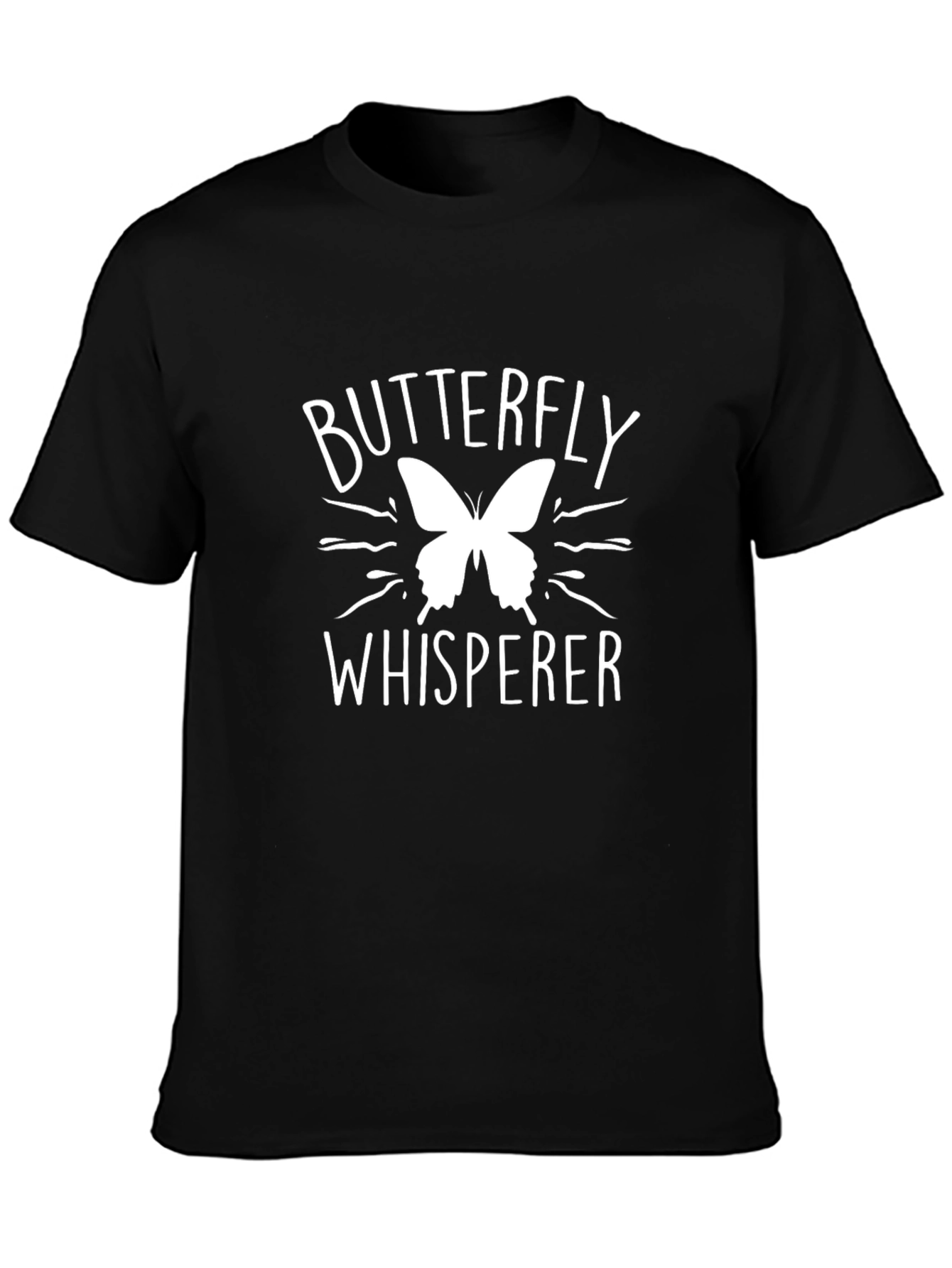 Butterfly Whisperer Graphic Tee - Black