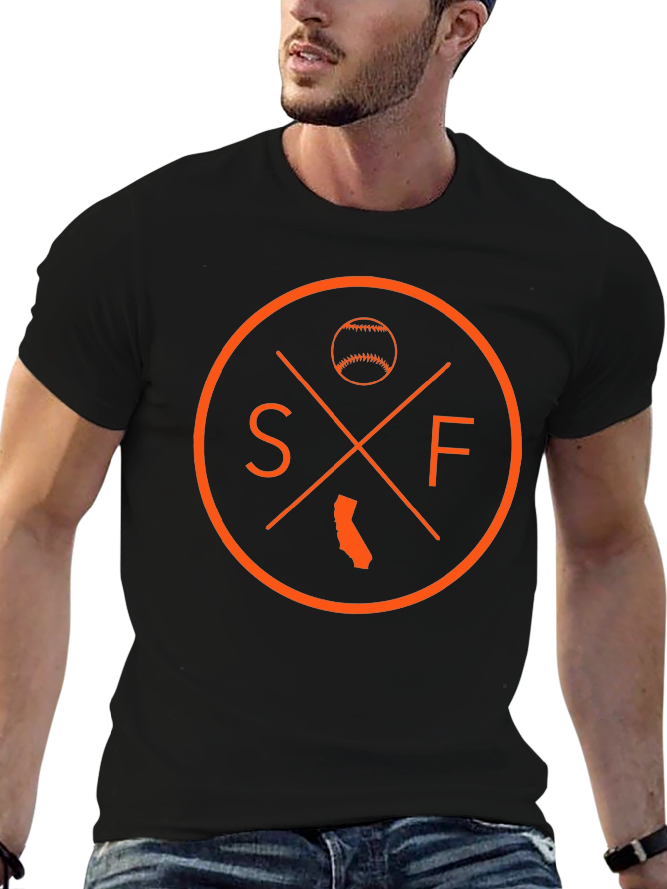 SF Baseball Graphic Tee - California Pride