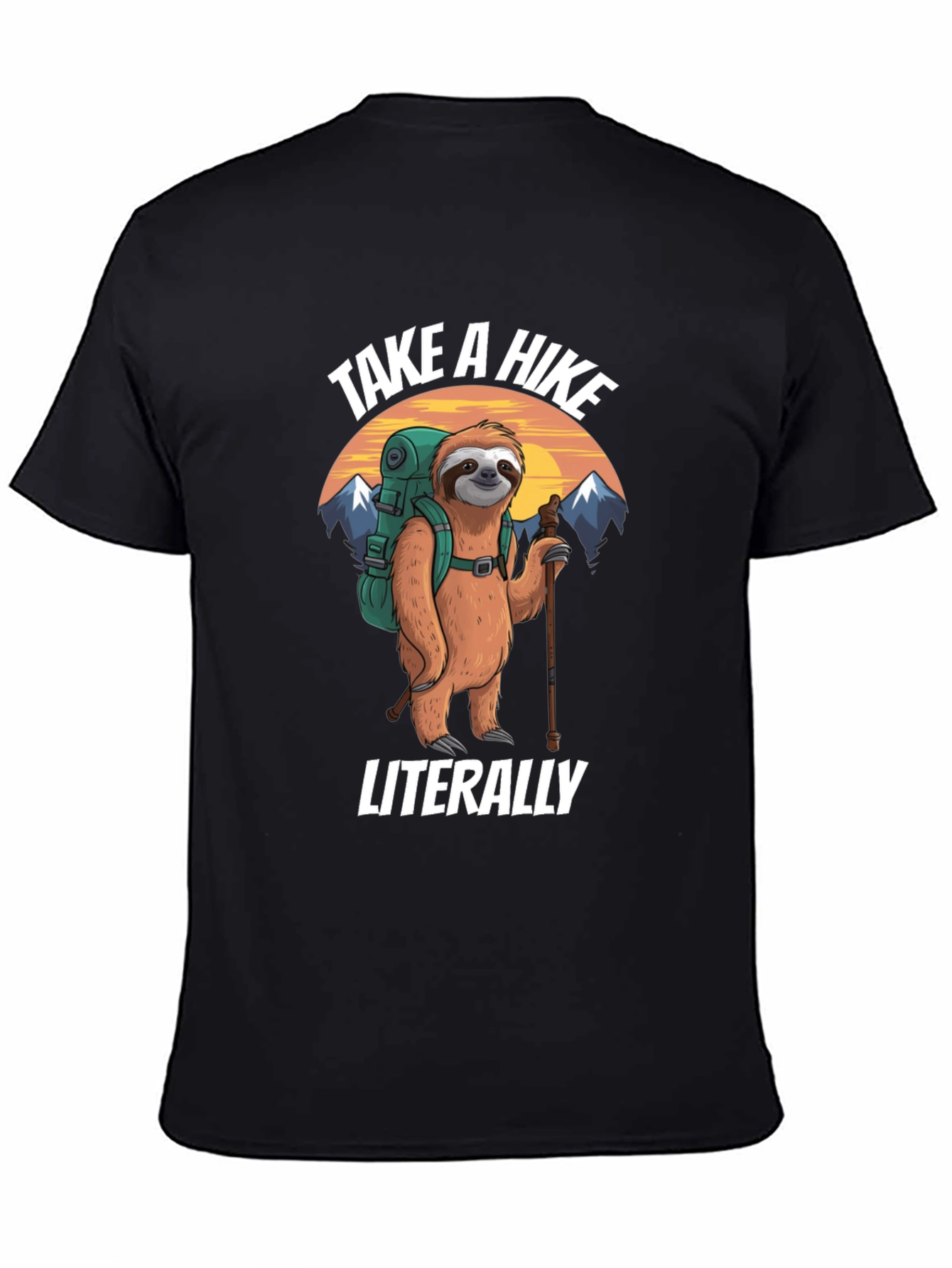 Take a Hike Sloth Graphic T-Shirt