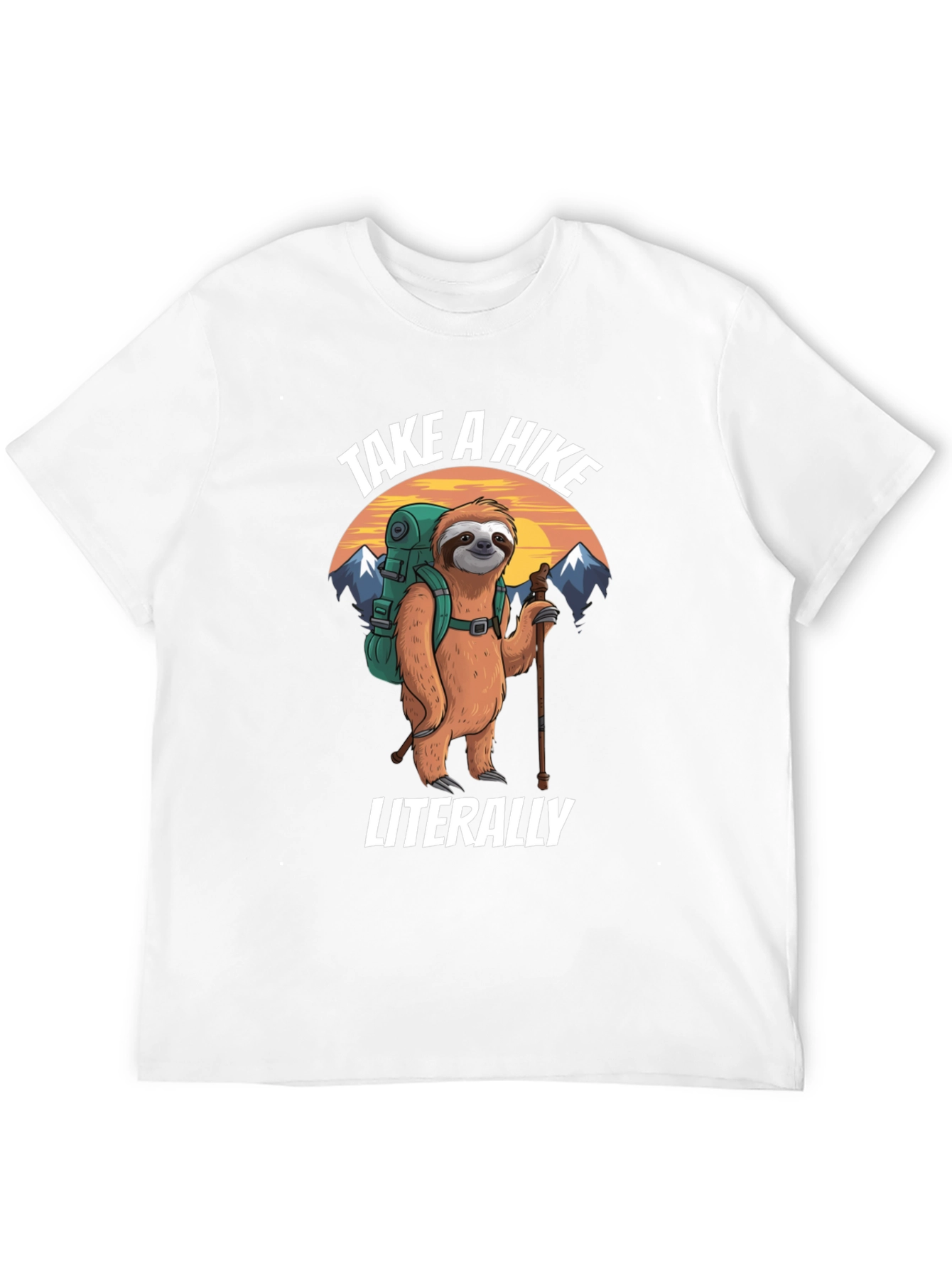 Take a Hike Sloth Graphic T-Shirt