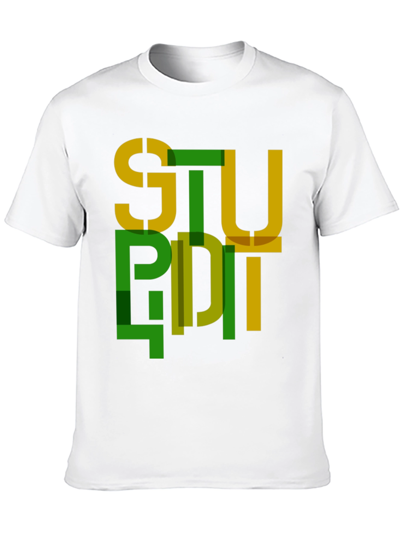 Abstract Stupid Graphic Tee - Modern Streetwear