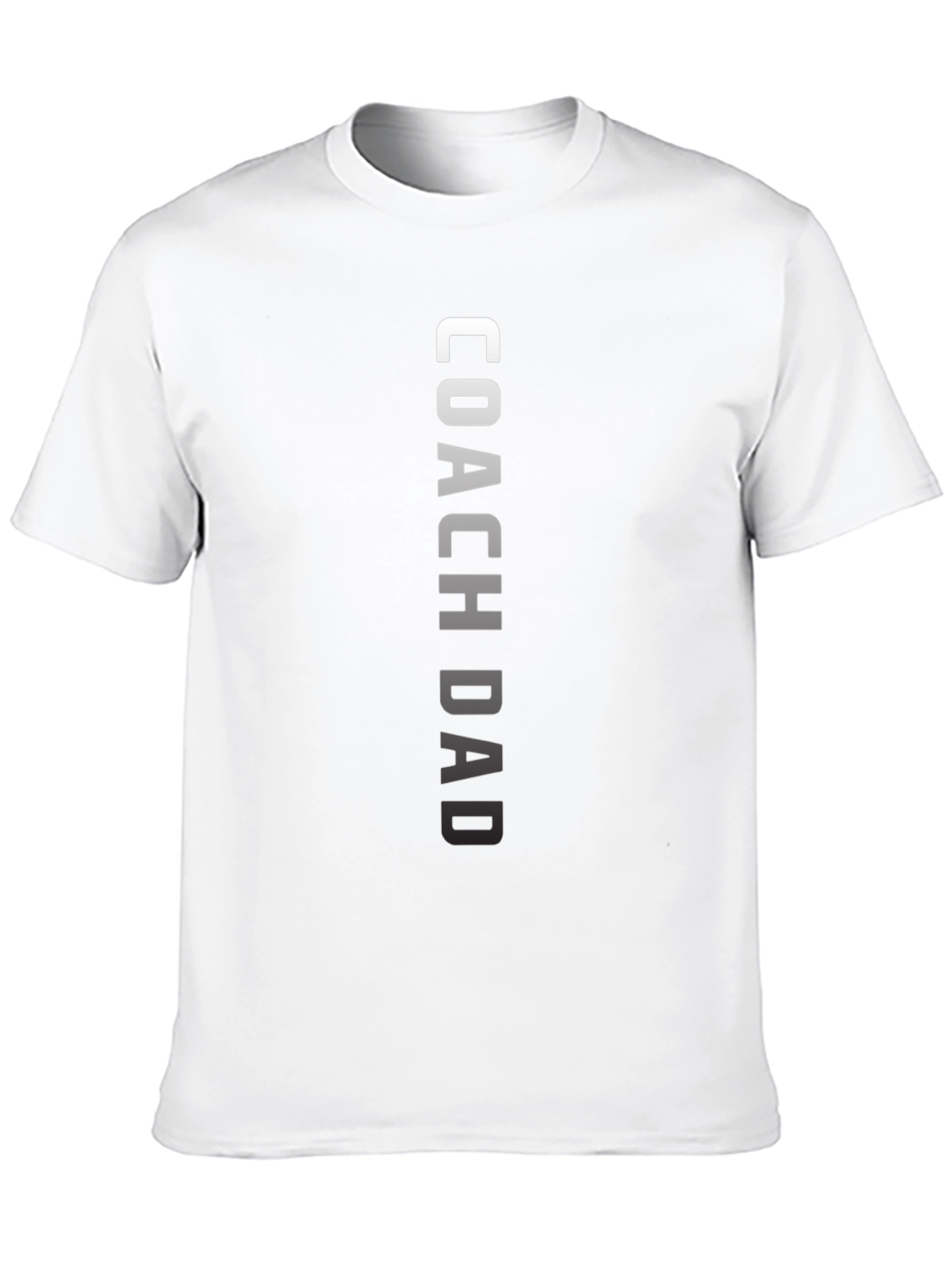 Coach Dad Graphic T-Shirt - Black Casual Tee