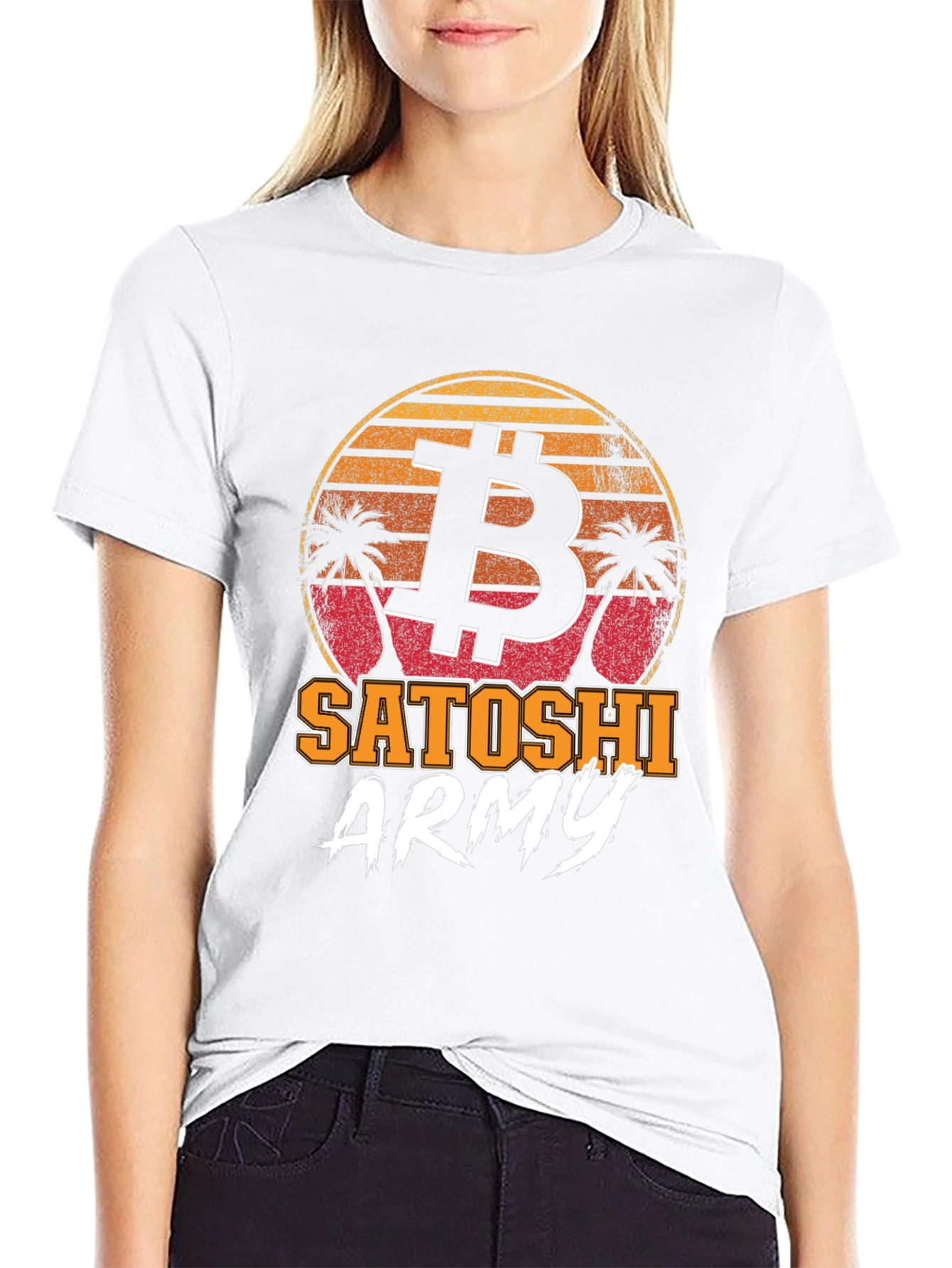 Bitcoin Satoshi Army Graphic Tee