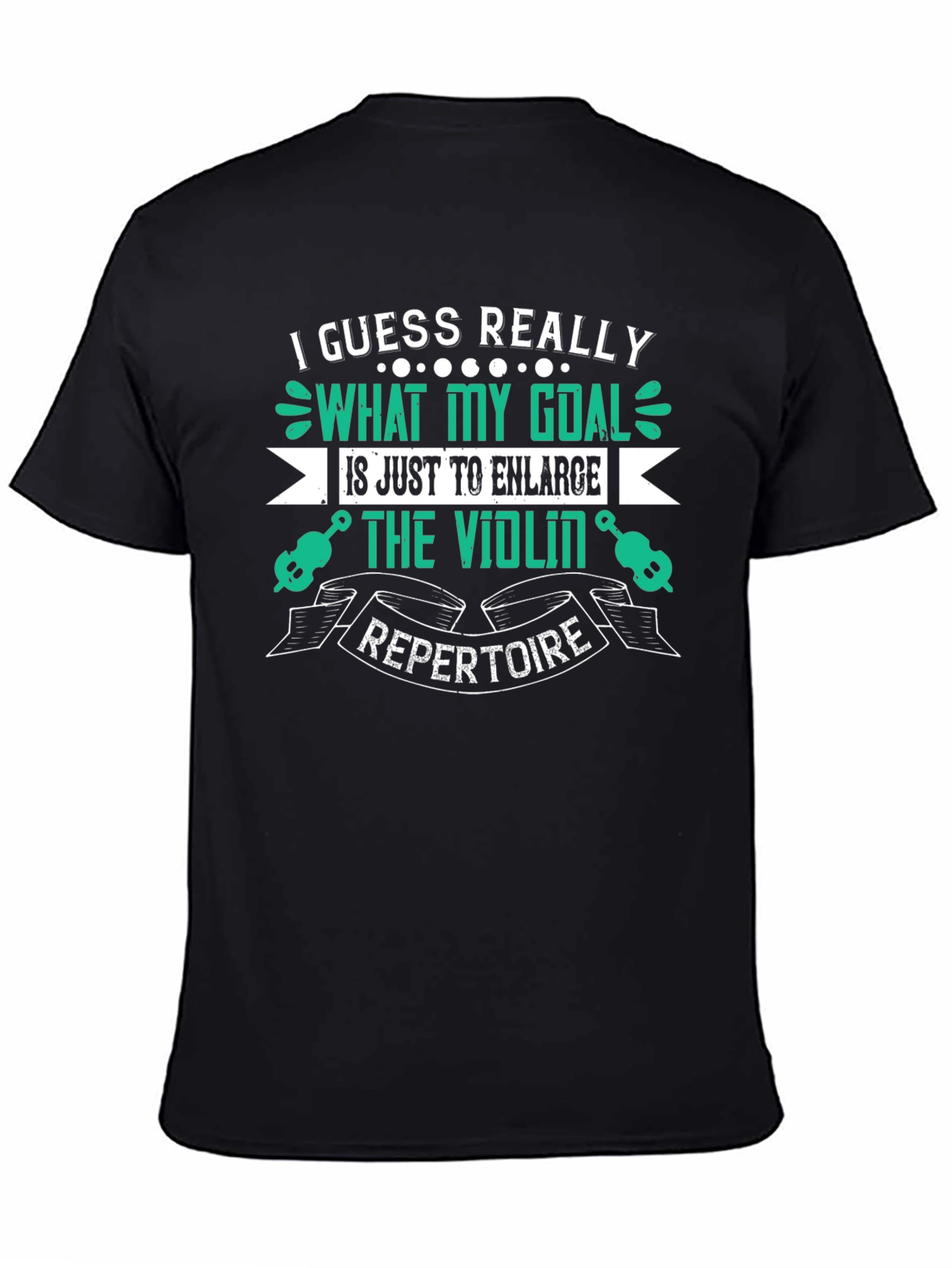 Violin Repertoire Graphic Tee - Music Lovers Shirt