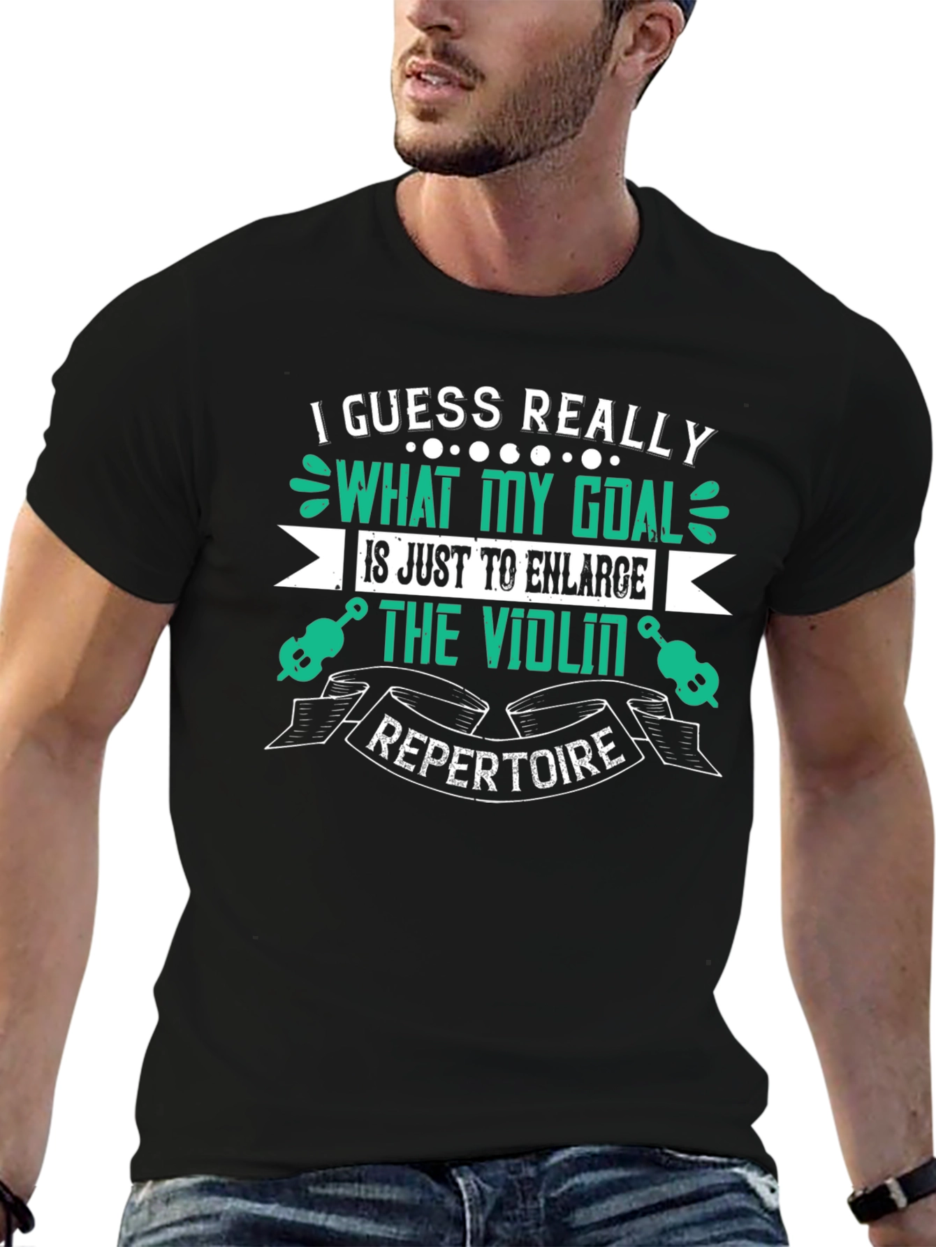Violin Repertoire Graphic Tee - Music Lovers Shirt