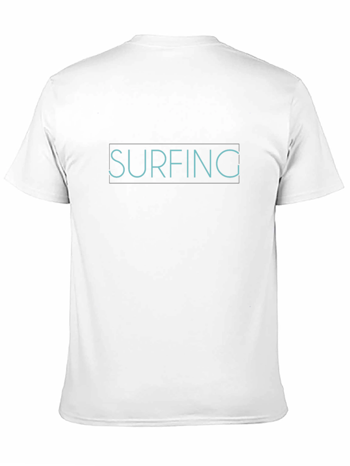 Surfing Graphic Tee - Stylish Black T-Shirt