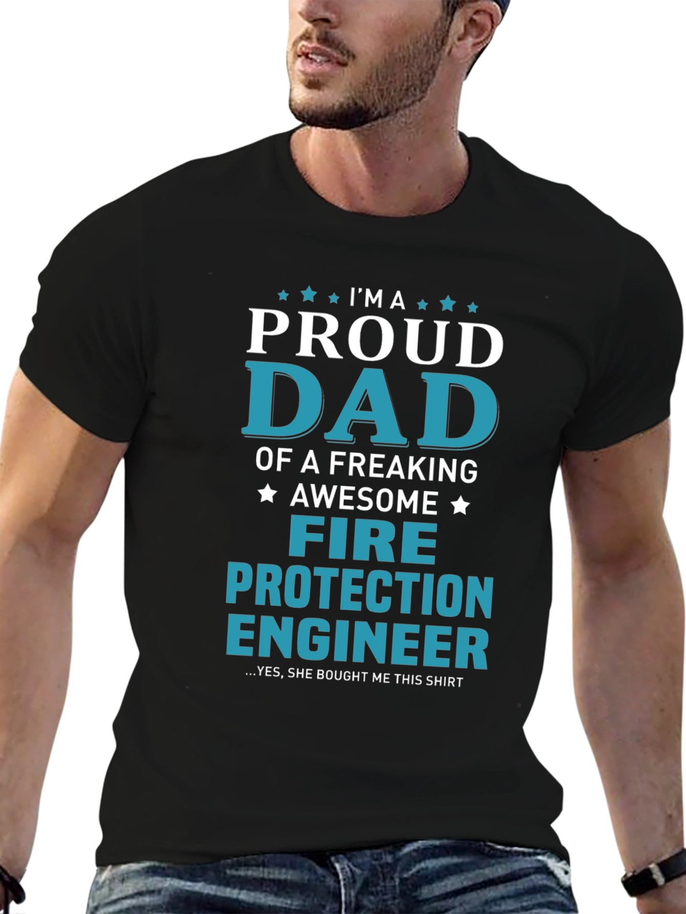 Proud Dad Fire Protection Engineer T-Shirt